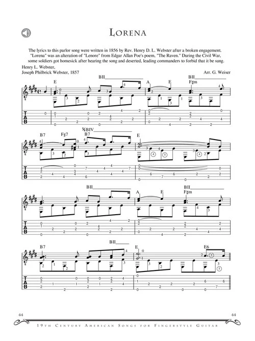 Favorite 19th Century American Songs for Fingerstyle Guitar - Image 6