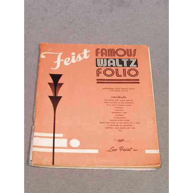 Feist Famous Waltz Folio - Image 3