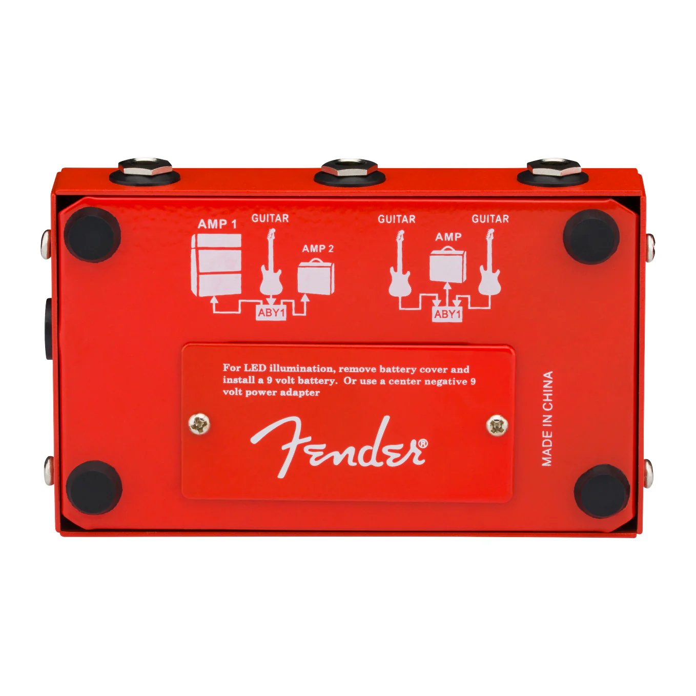 Fender ABY Footswitch, Red - Image 6