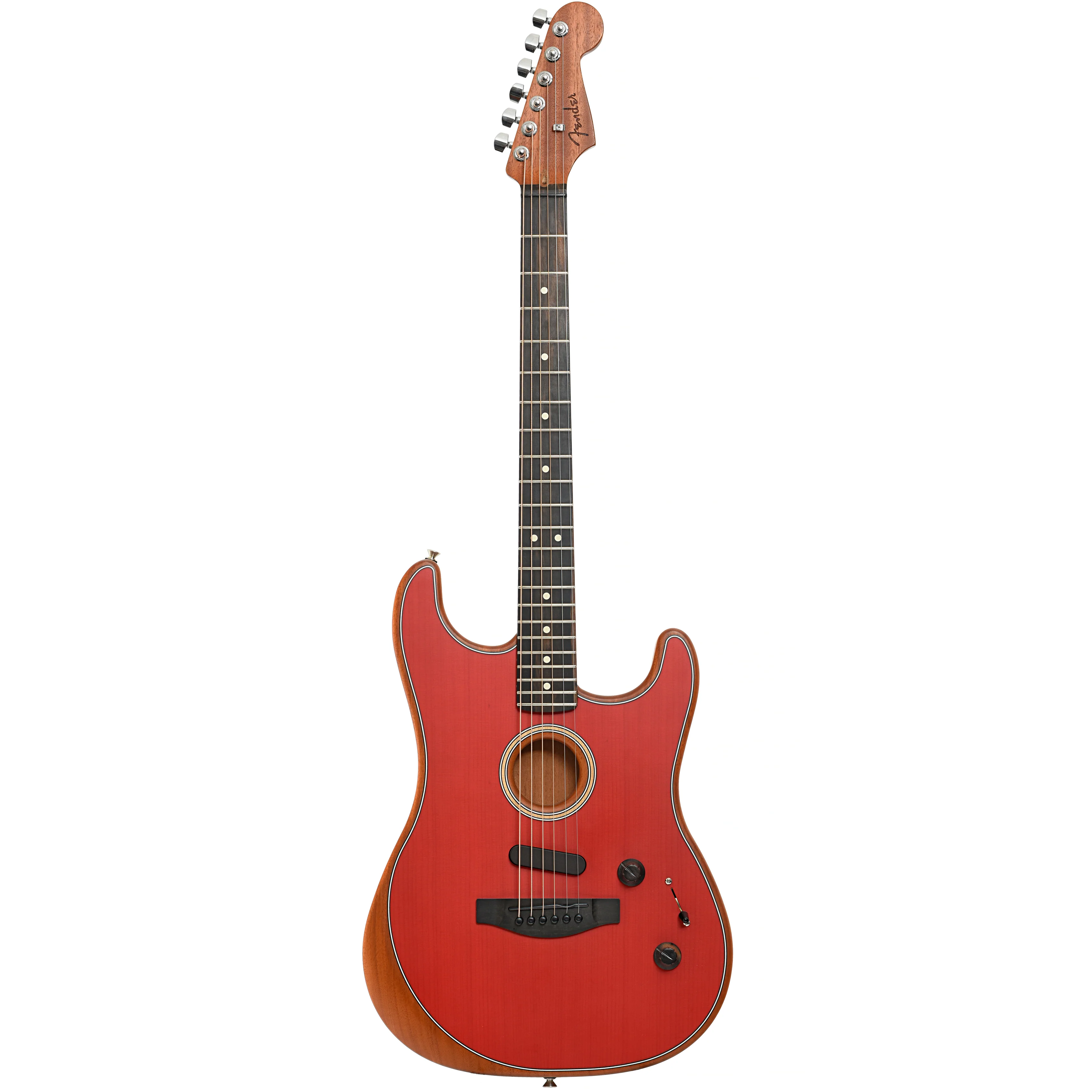 Fender American Acoustasonic Stratocaster Acoustic-Electric Guitar (2019) - Image 14