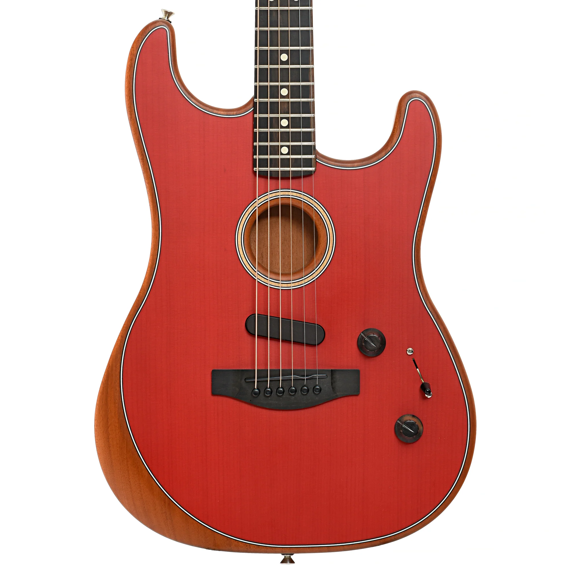 Fender American Acoustasonic Stratocaster Acoustic-Electric Guitar (2019) - Image 2