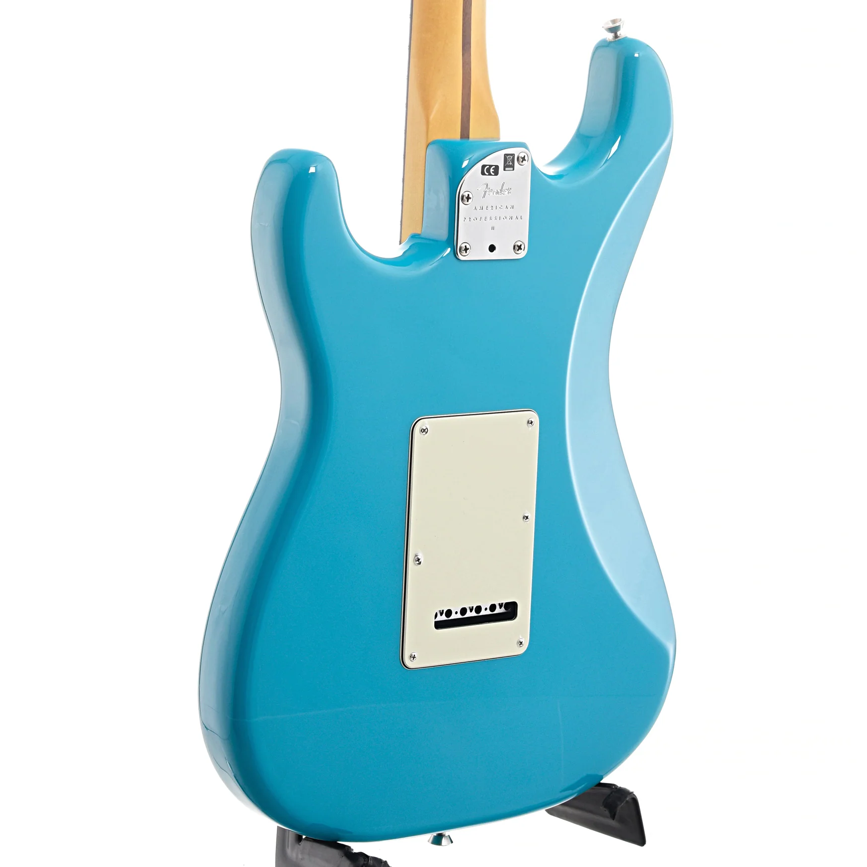 Fender American Professional II Stratocaster Electric Guitar & Case, Rosewood Fingerboard, Miami Blue - Image 11