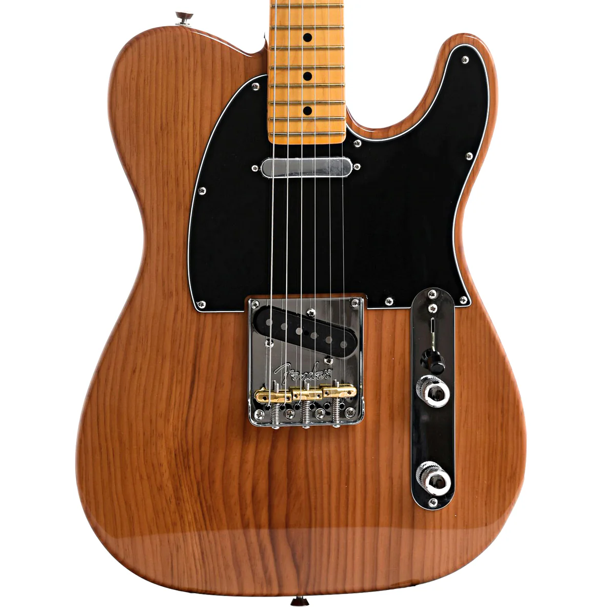 Fender American Professional II Telecaster Electric Guitar & Case, Roasted Pine - Image 2