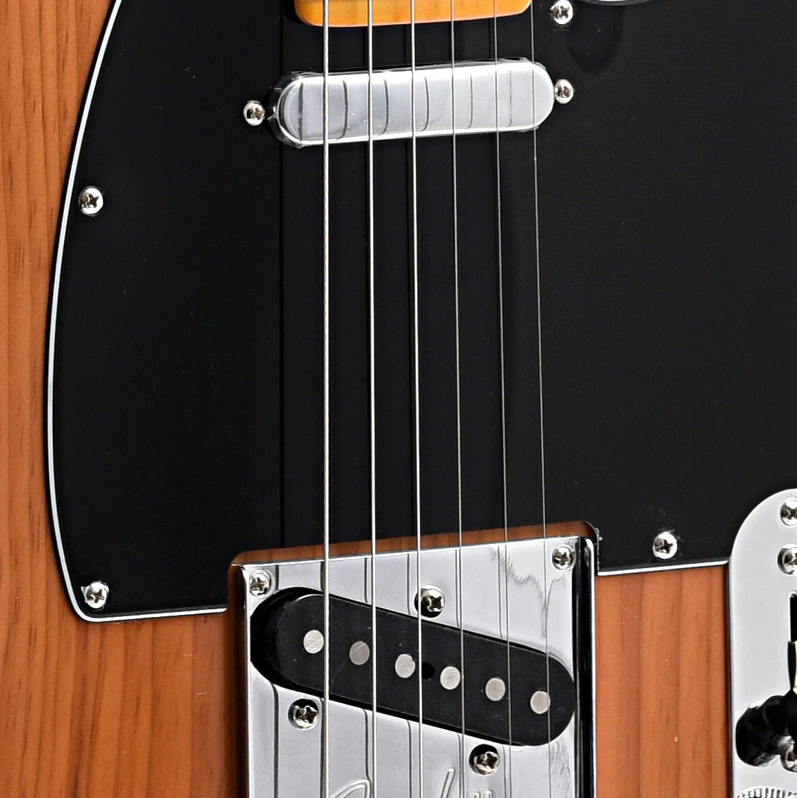 Fender American Professional II Telecaster Electric Guitar & Case, Roasted Pine - Image 6