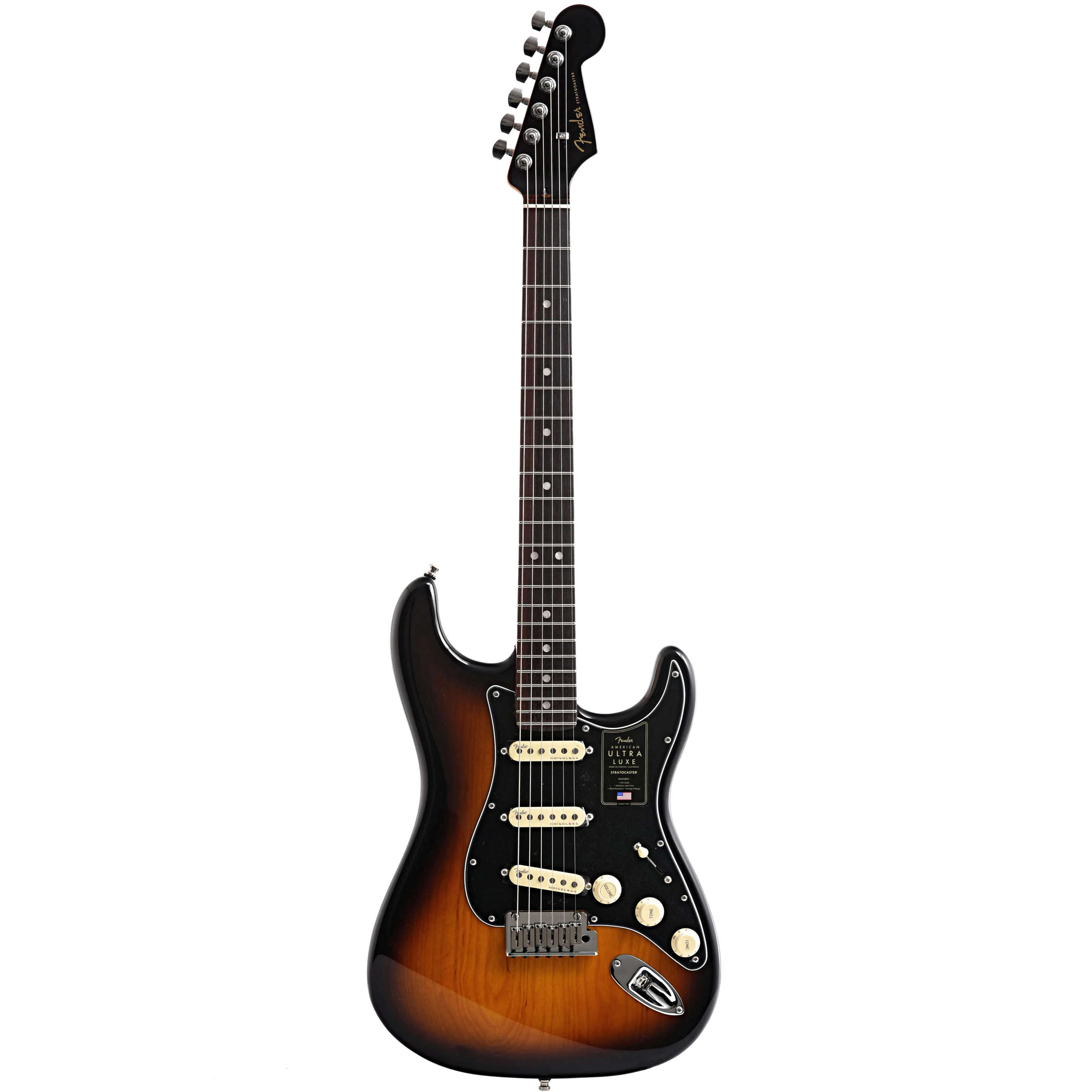 Fender American Ultra Luxe Stratocaster, 2-Color Sunburst - Image 13