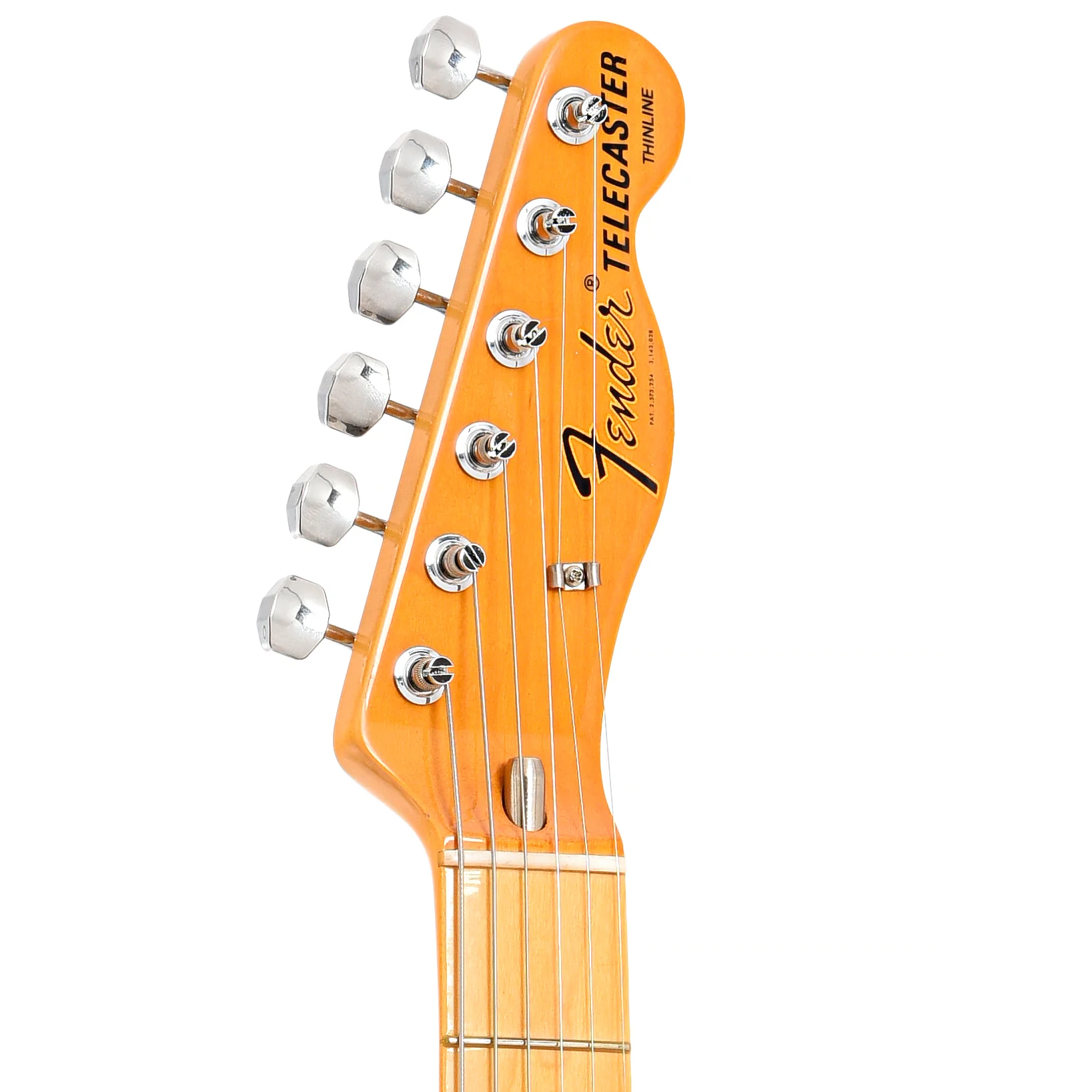 Fender American Vintage II 1972 Telecaster Thinline Electric Guitar & Case, Aged Natural - Image 8