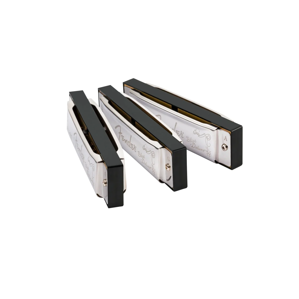 Fender Blues Deluxe Harmonicas, 3-Pack with Case - Image 6