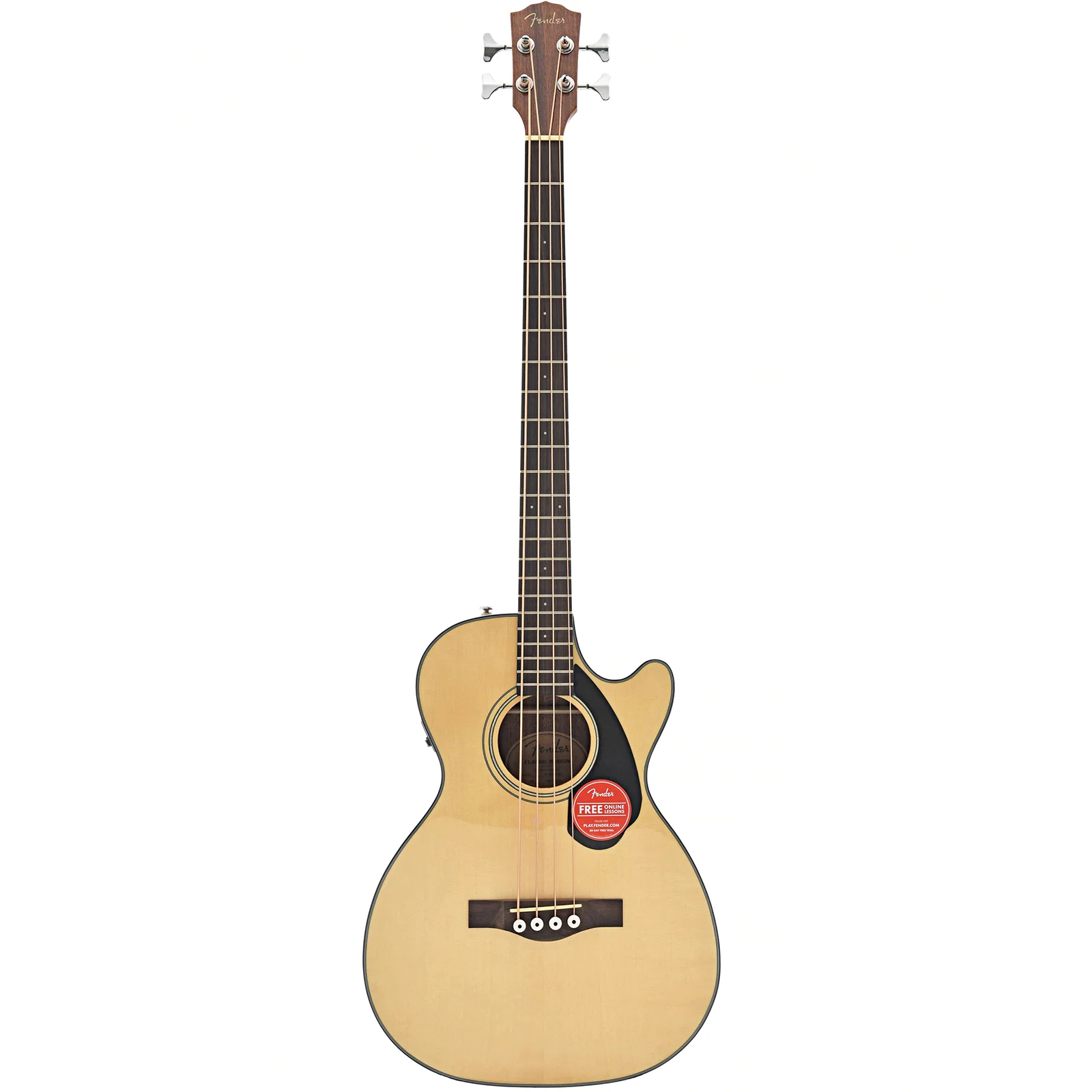 Fender CB-60SCE Acoustic Bass, Natural - Image 13