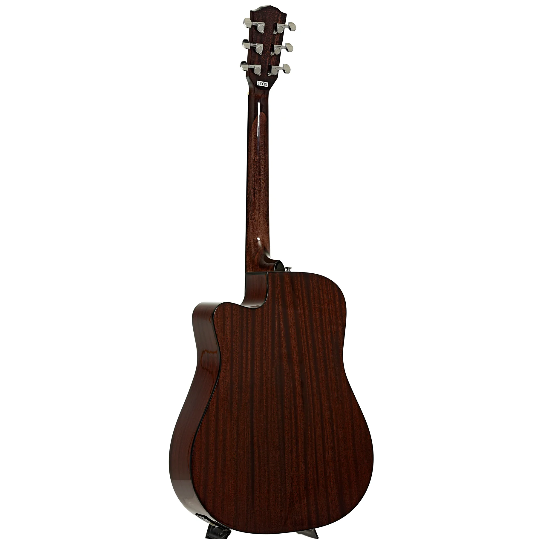 Fender CD-140SCE All-Mahogany Dreadnought Acoustic Guitar & Case - Image 12
