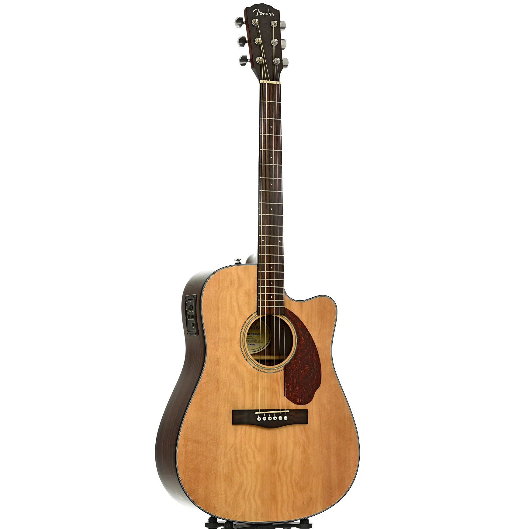 Fender CD-140SCE-NAT-WC Acoustic-Electric Guitar (2018) - Image 3
