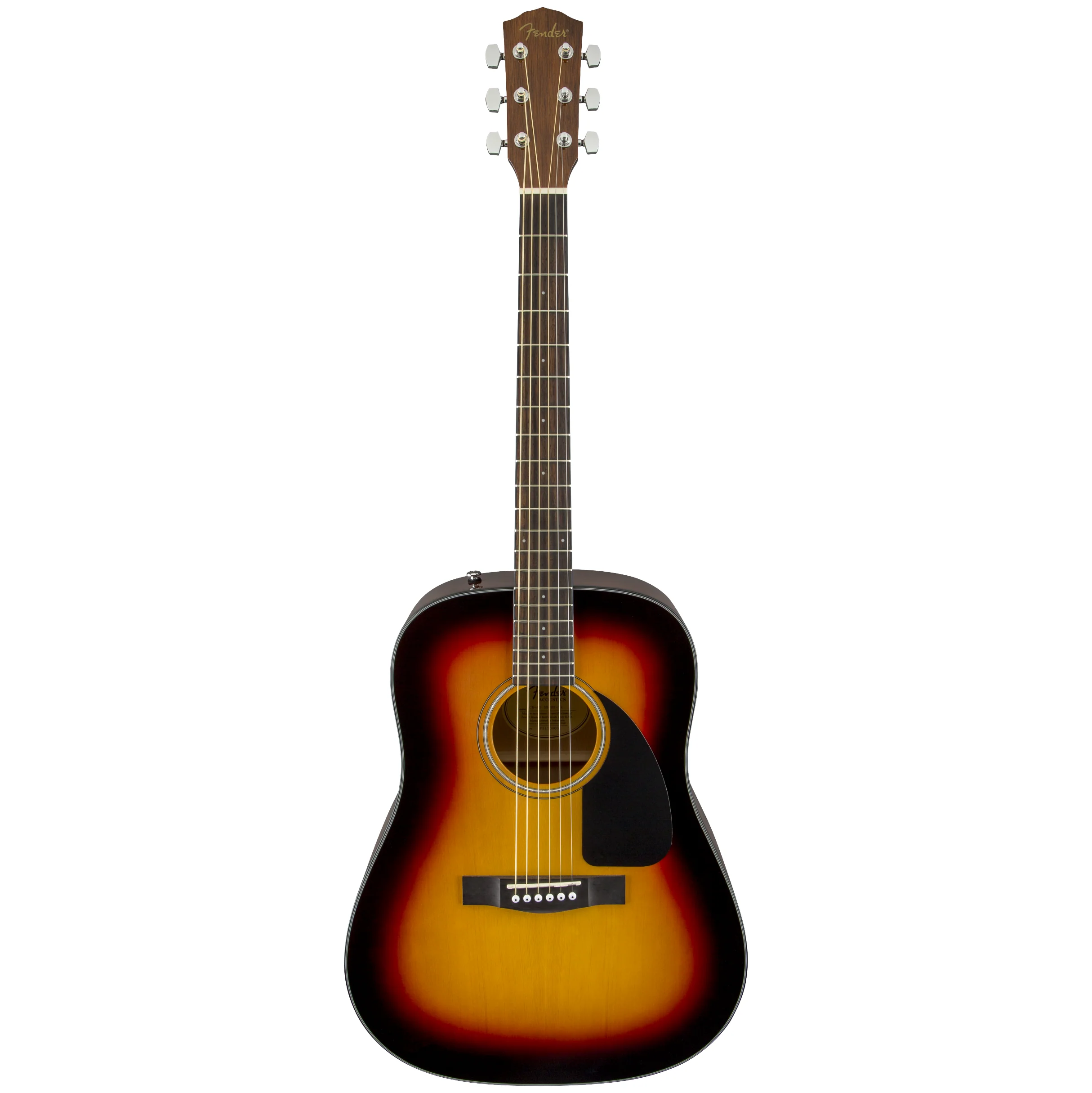 Fender CD-60 Dreadnought Acoustic Guitar & Case, Sunburst - Image 3