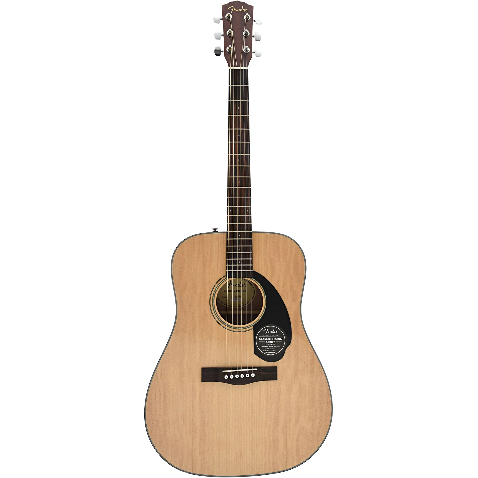 Fender CD-60S Dreadnought Acoustic Guitar, Natural - Image 13