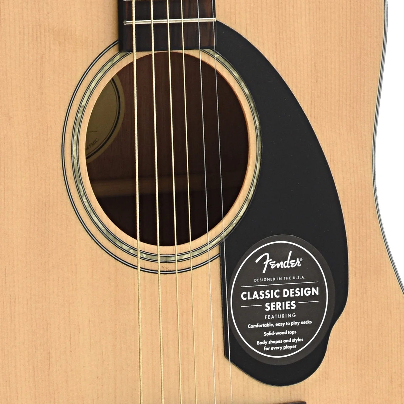 Fender CD-60S Dreadnought Acoustic Guitar, Natural - Image 6