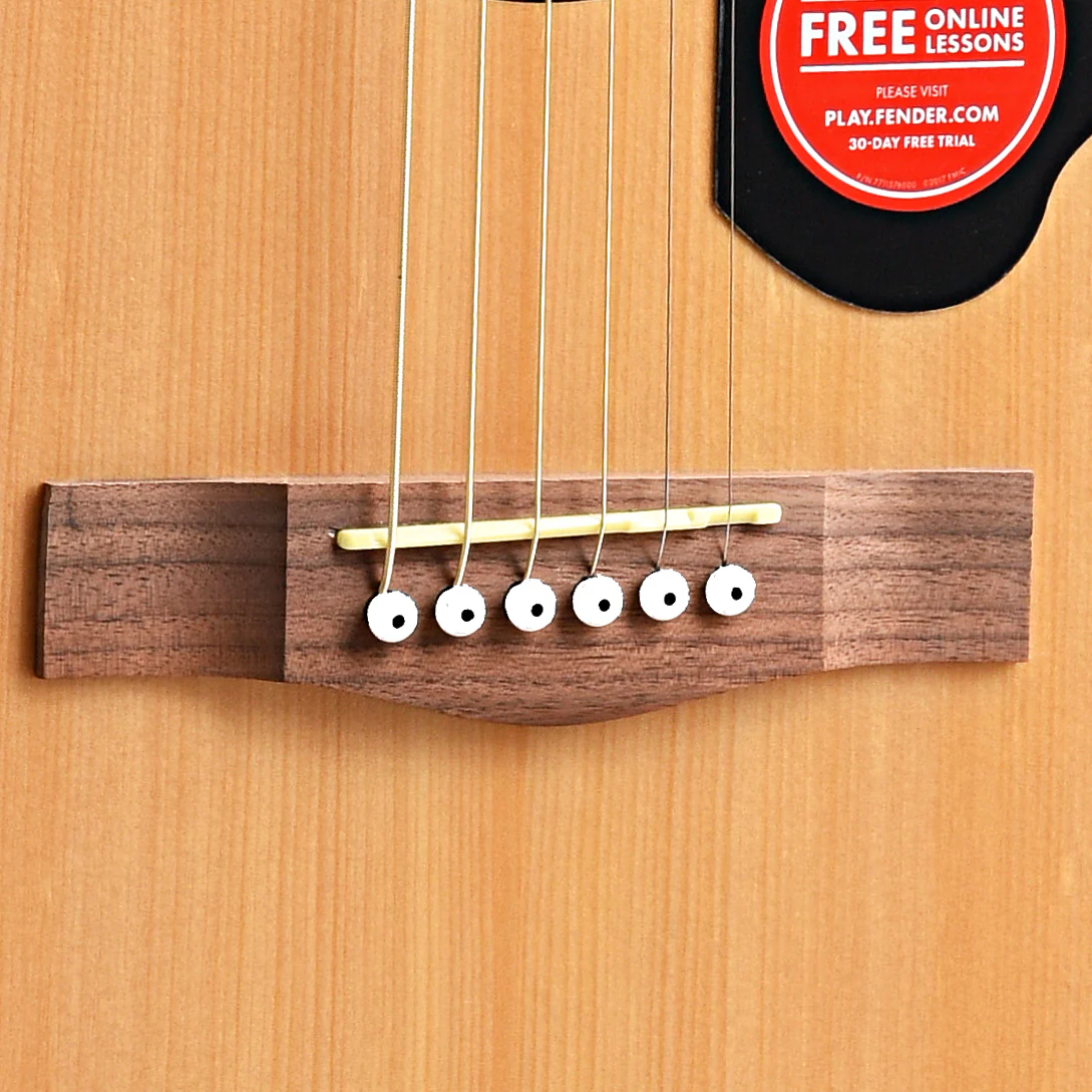 Fender CP-60S Parlor Acoustic Guitar, Natural - Image 5