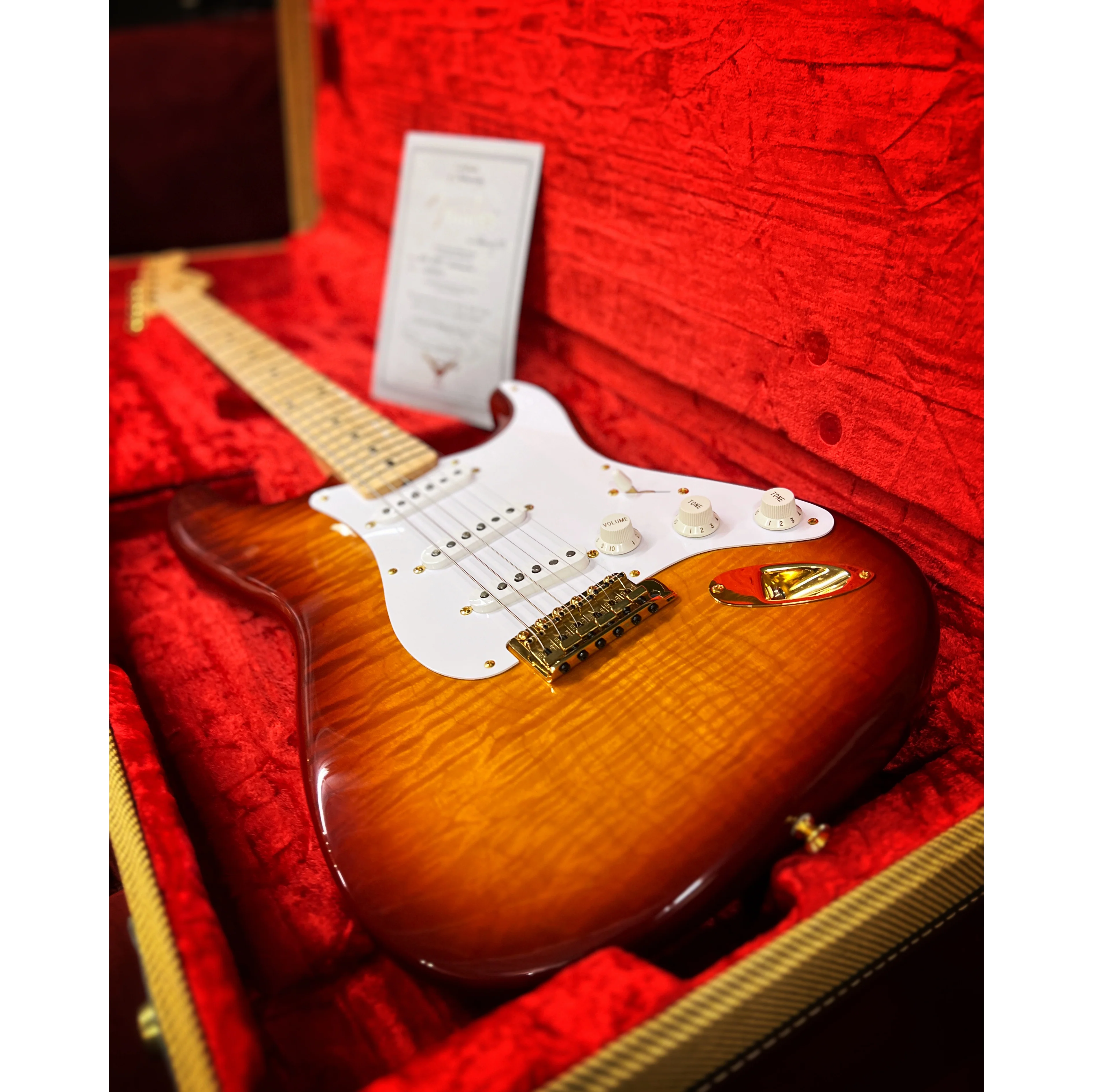 Fender Custom Shop 1954 FMT Stratocaster Electric Guitar (1998) - Image 3