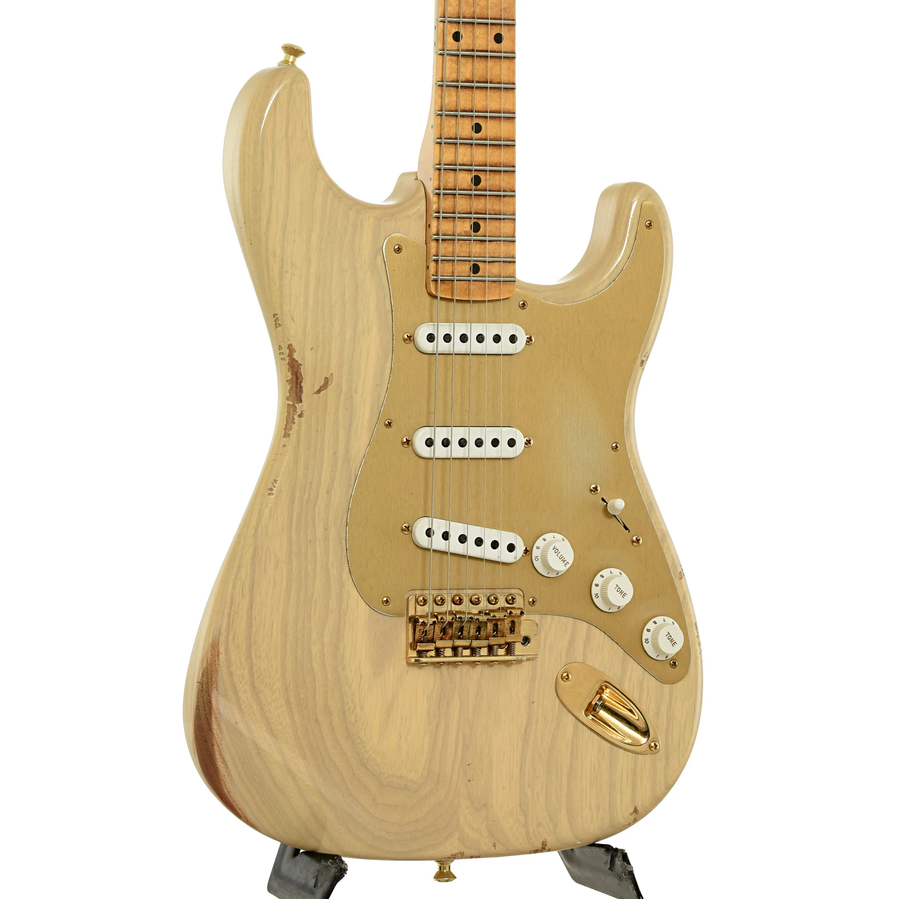 Fender Custom Shop LTD 1955 Bone Tone Relic Stratocaster (2024) - Image 4