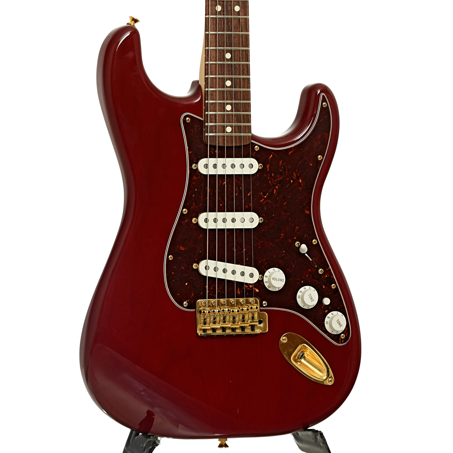 Fender Deluxe Player Stratocaster Electric Guitar (2010) - Image 4