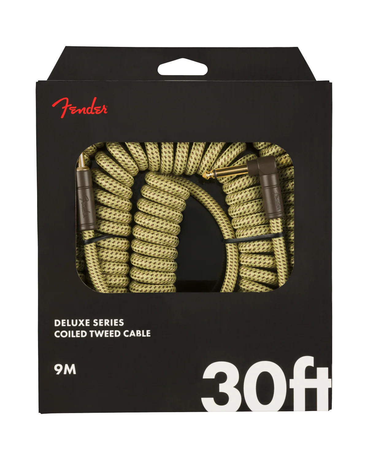 Fender Deluxe Series Coil Instrument Cable, Tweed - Image 2