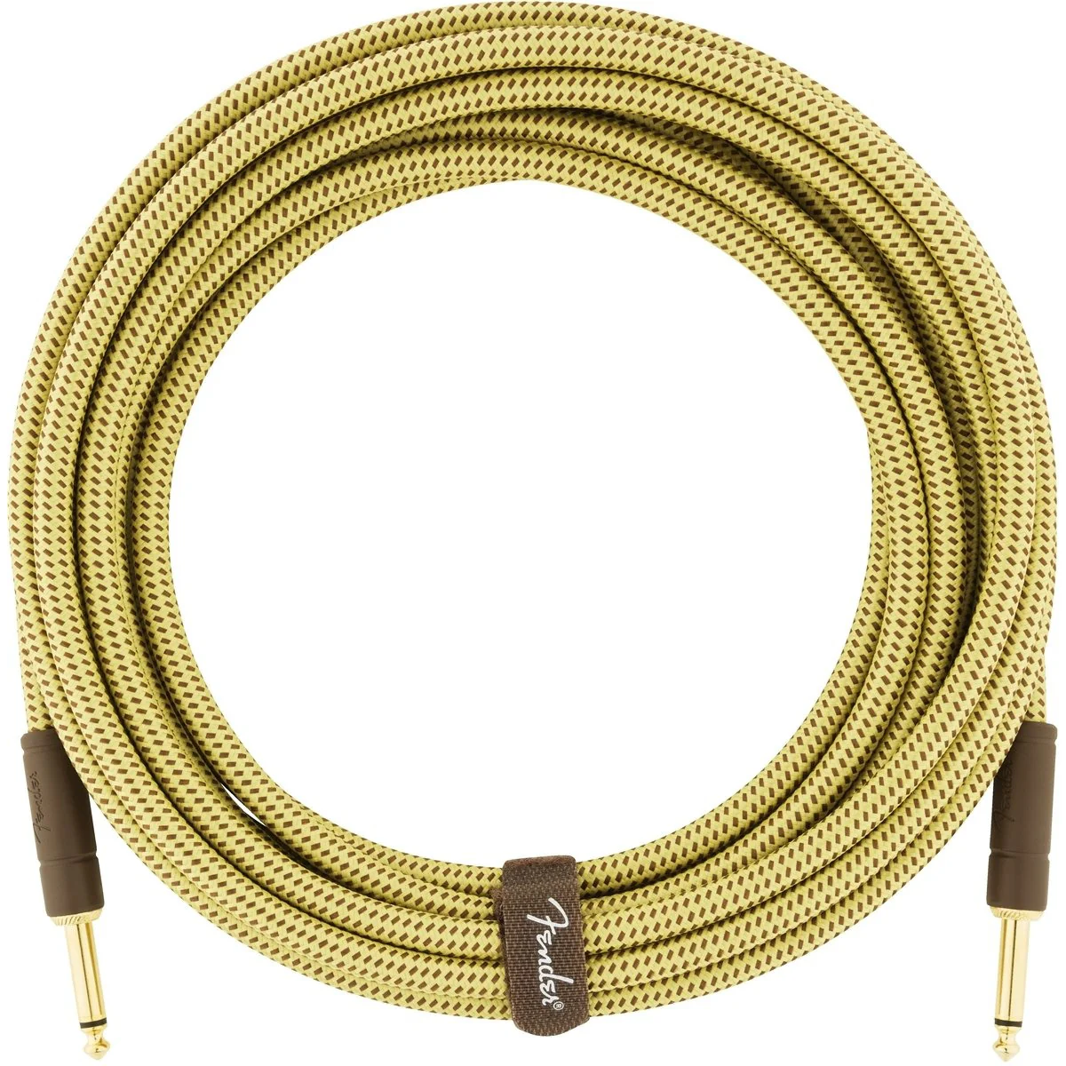 Fender Deluxe Series 10ft Instrument Cable, Tweed - Image 3
