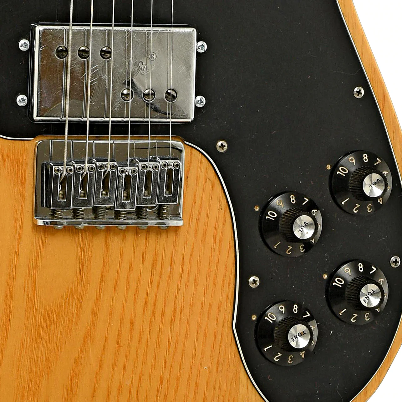 Fender Deluxe Telecaster Electric Guitar (1976) - Image 5