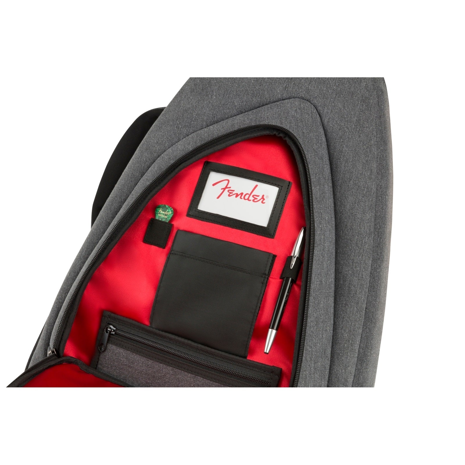 Fender F920 Electric Guitar Gigbag, Grey Denim - Image 7