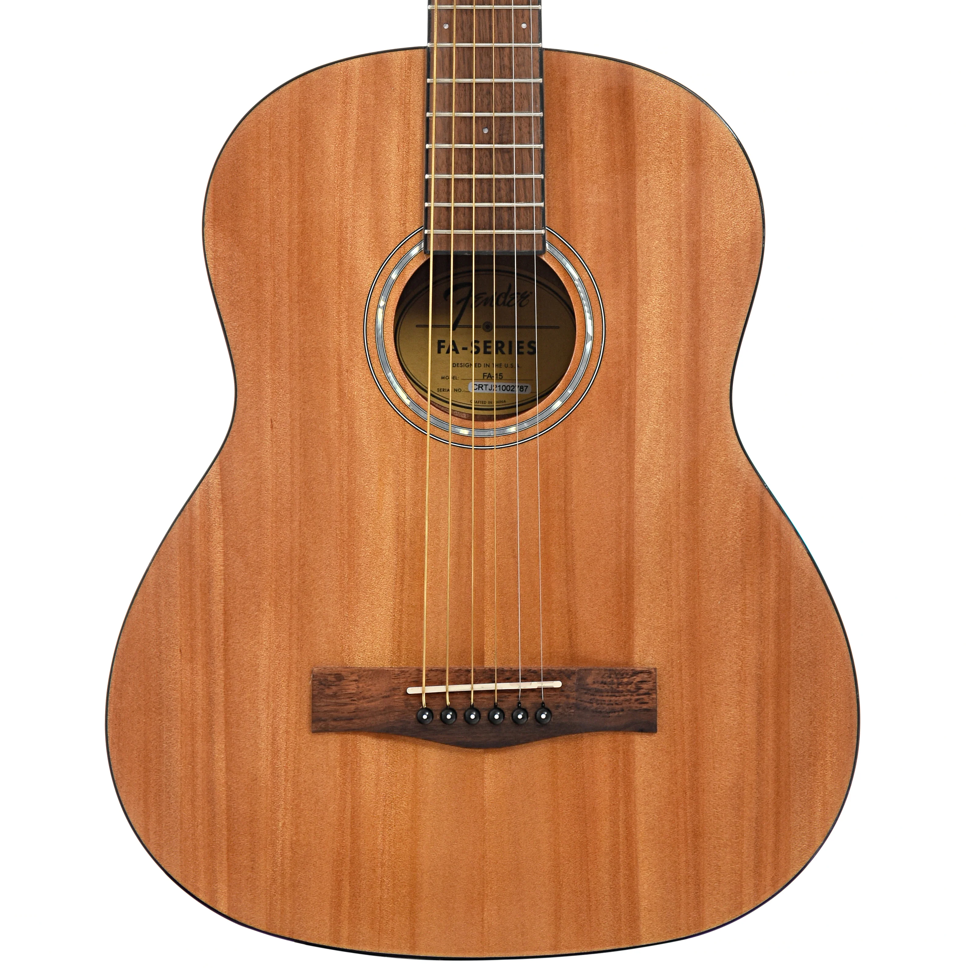 Fender FA-15 3/4 Scale Acoustic Guitar & Gigbag, Natural - Image 2