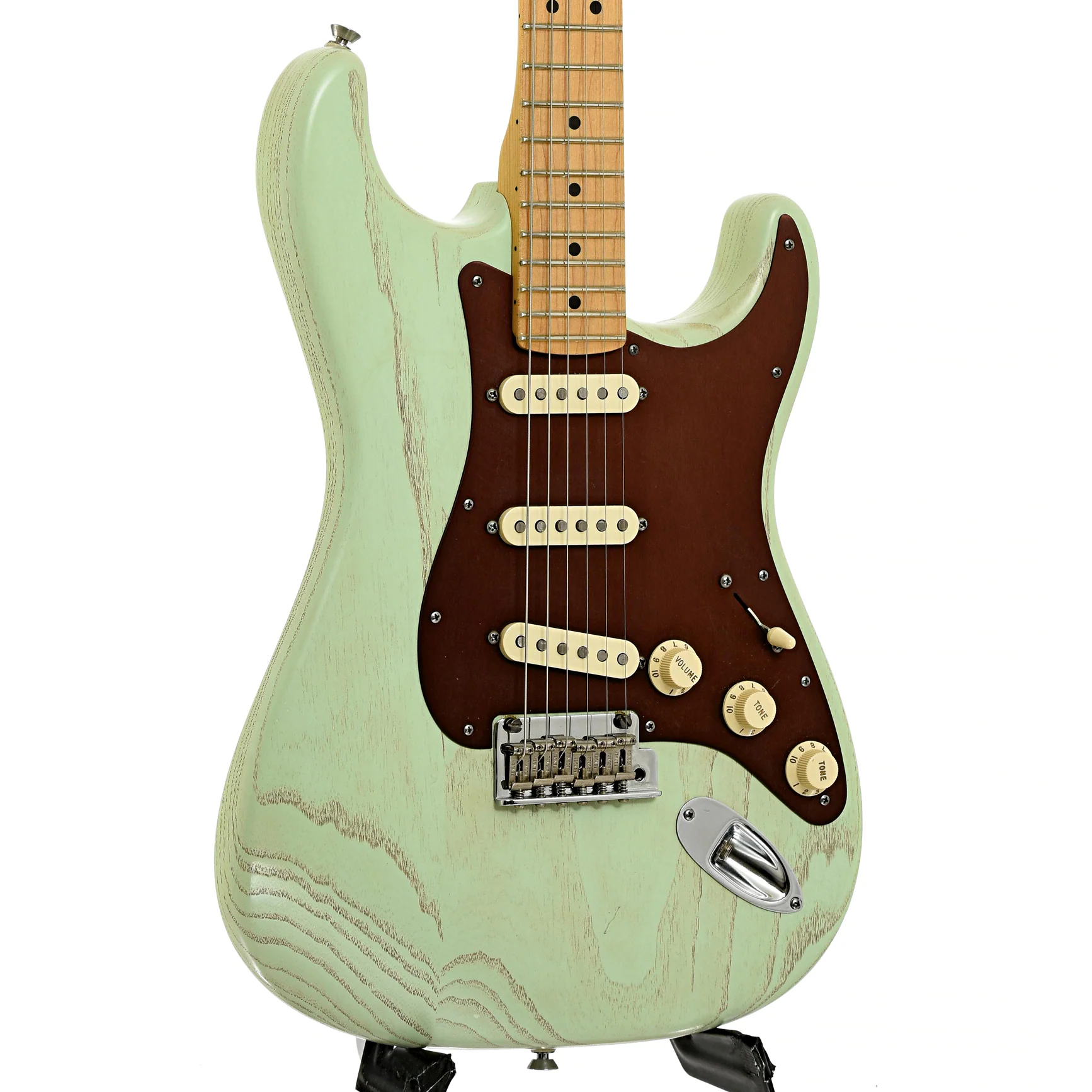 Fender FSR American Rustic Ash Stratocaster Electric Guitar (2013) - Image 4