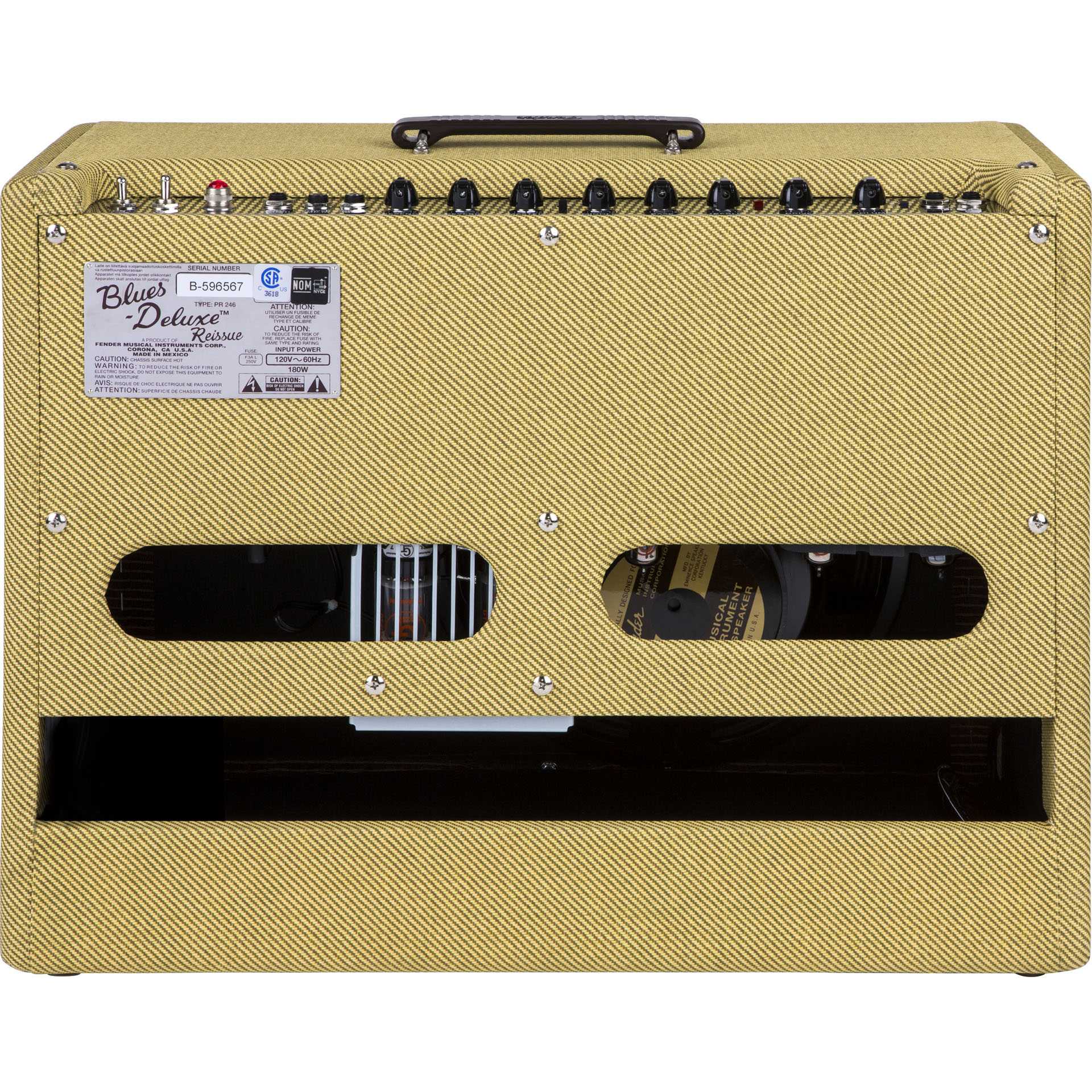 Fender Blues Deluxe Tweed Reissue Guitar Amplifier - Image 3