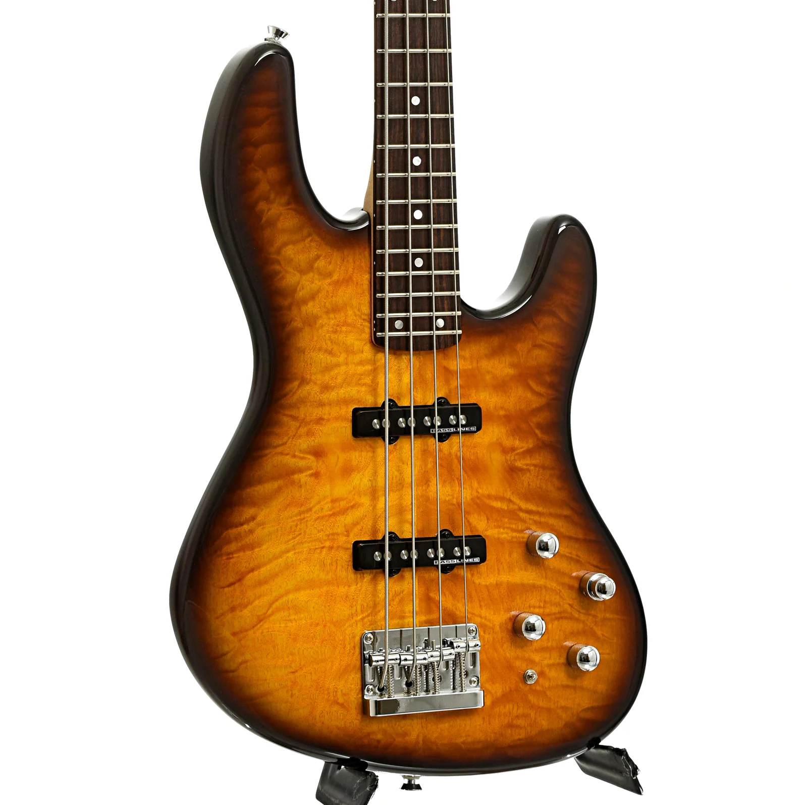 Fender Deluxe Jazz Bass 24 4-String Electric Bass (2005) - Image 4