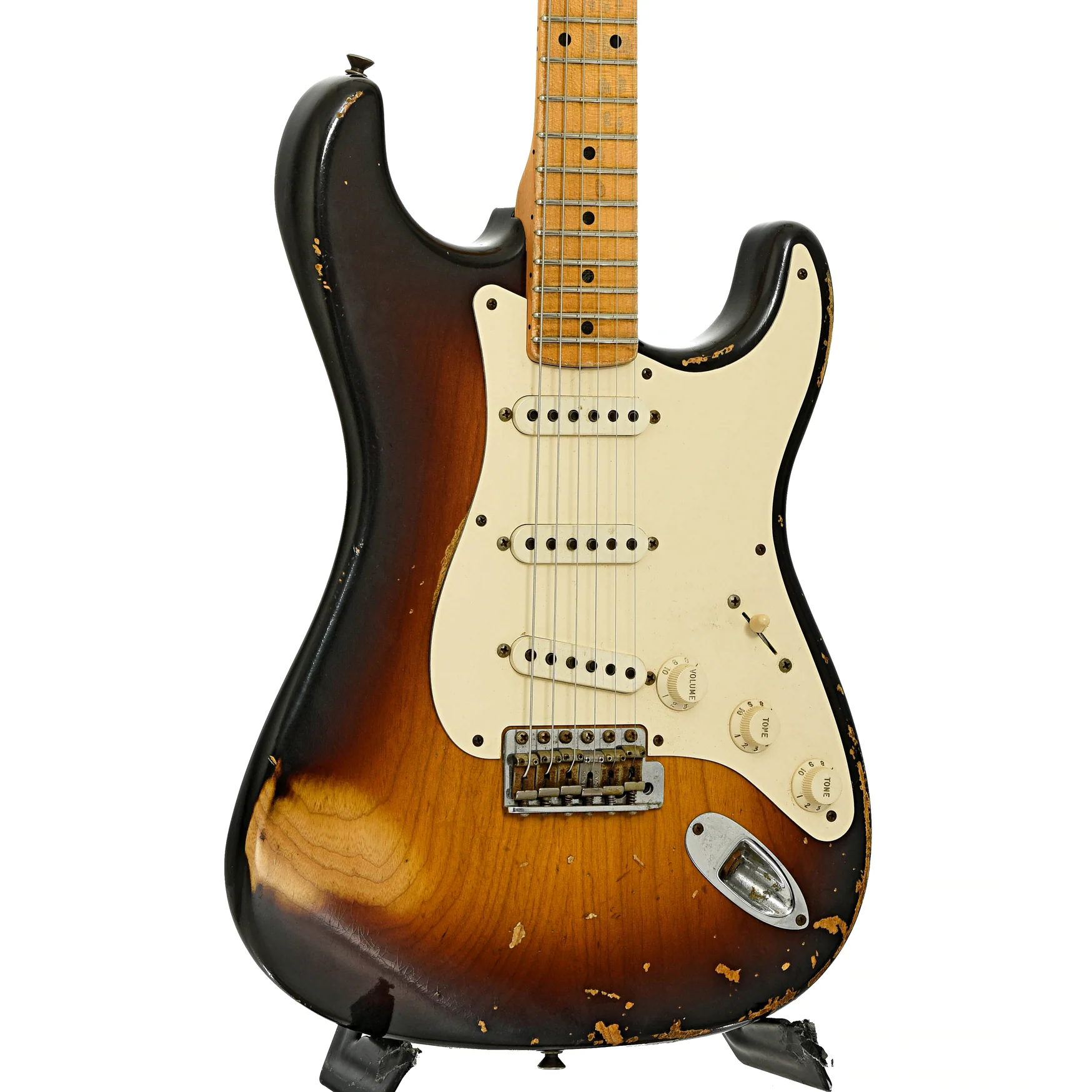Fender Masterbuilt '55 Relic Stratocaster Electric Guitar (2009) - Image 4