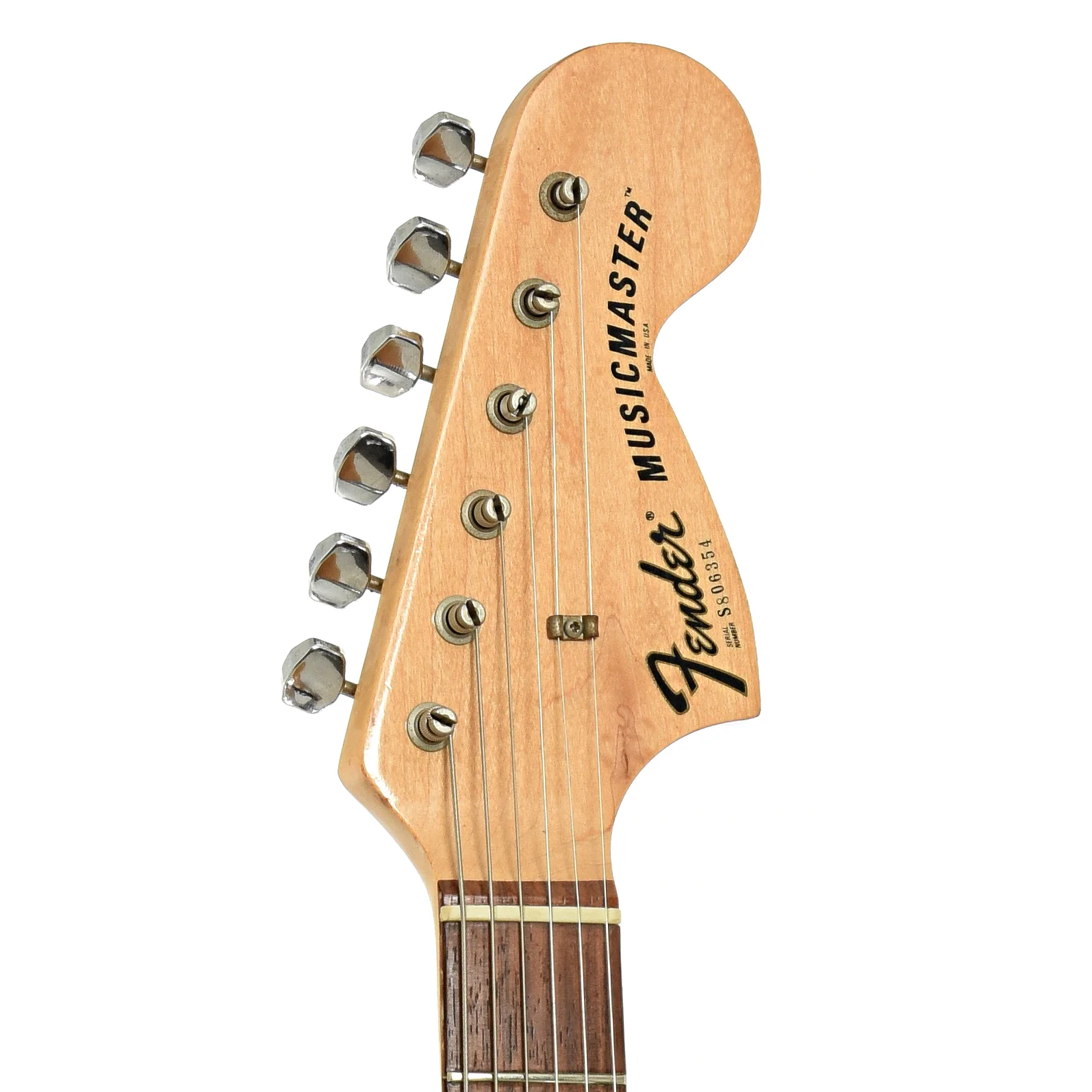 Fender Musicmaster Electric Guitar (1978) - Image 8