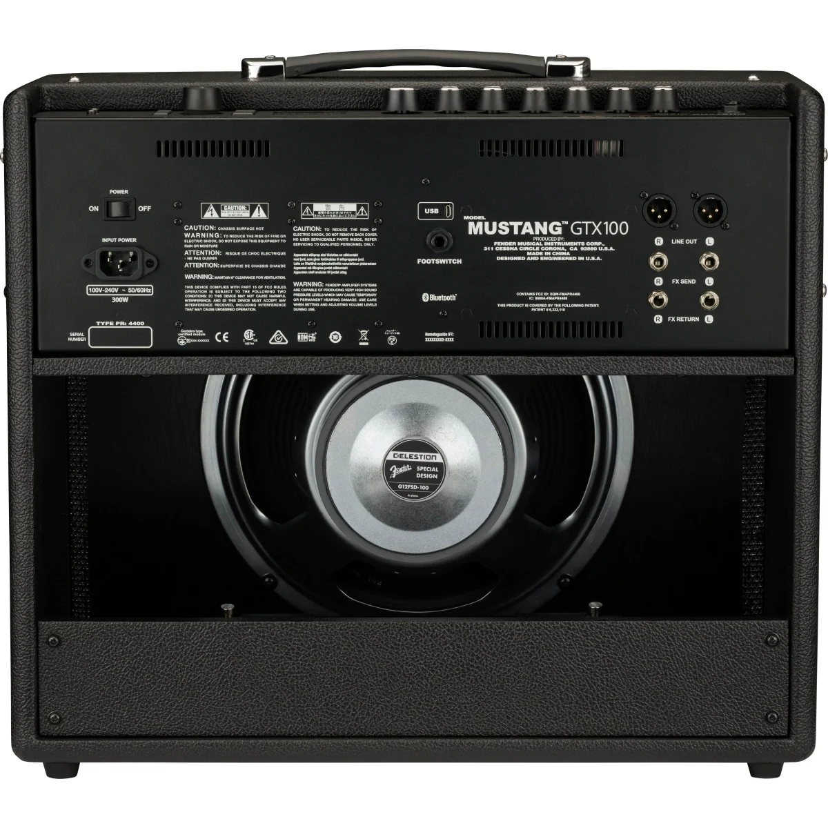Fender Mustang GTX100 Electric Guitar Amplifier - Image 4