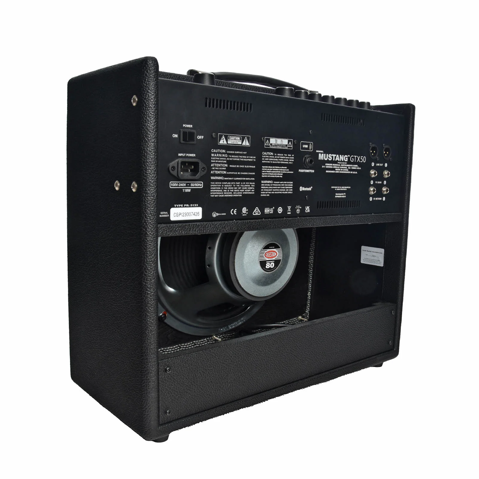 Fender Mustang GTX50 Amplifier (c.2023) - Image 4