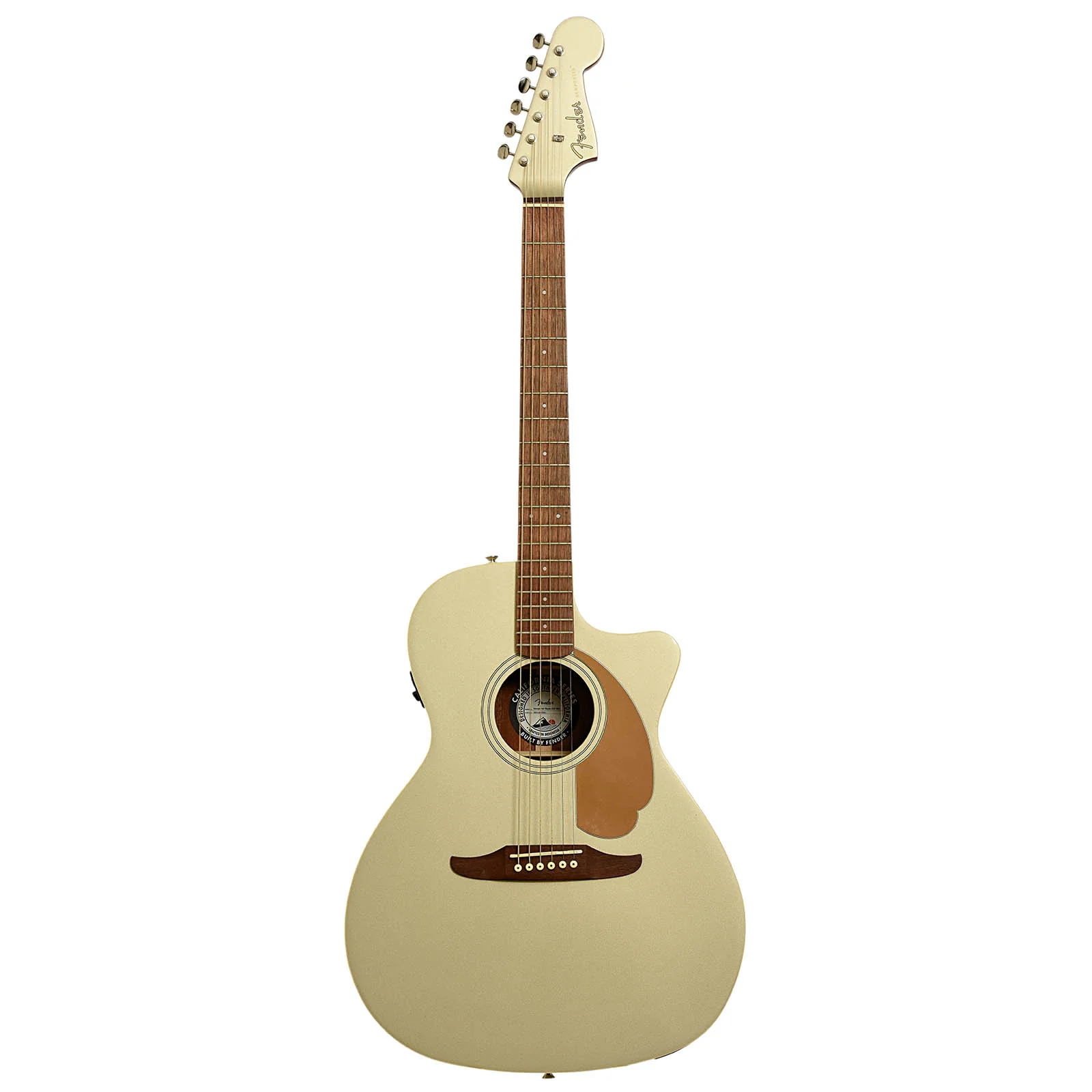 Fender Newporter Player Champagne Acoustic Guitar (2019) - Image 14