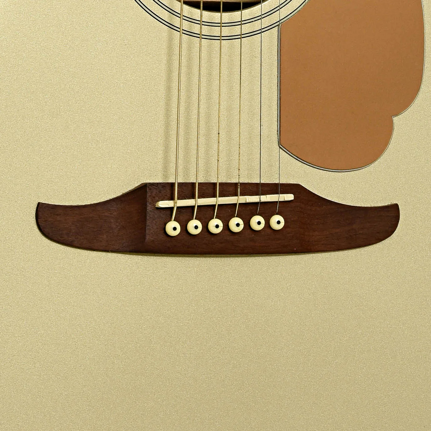 Fender Newporter Player Champagne Acoustic Guitar (2019) - Image 5