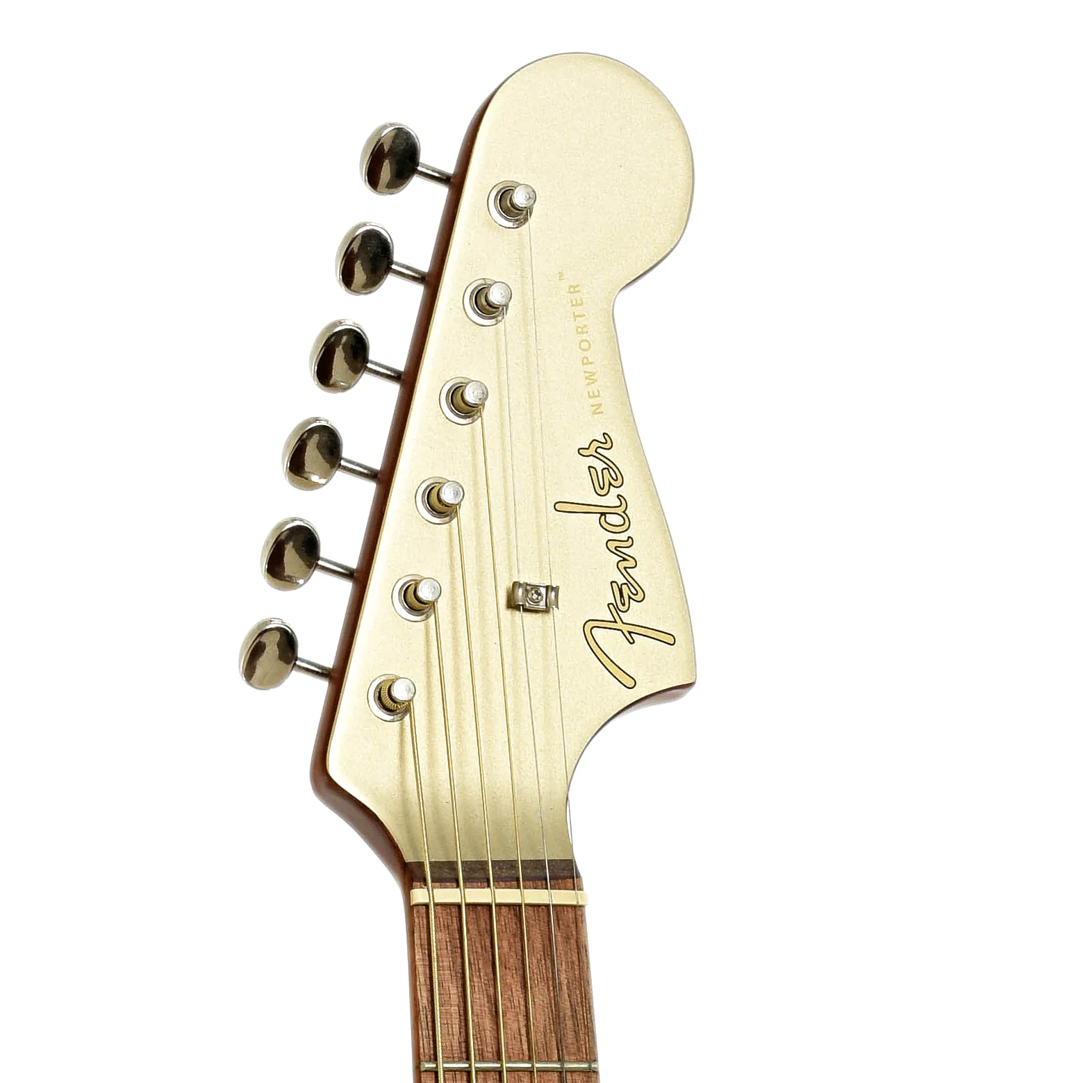 Fender Newporter Player Champagne Acoustic Guitar (2019) - Image 8
