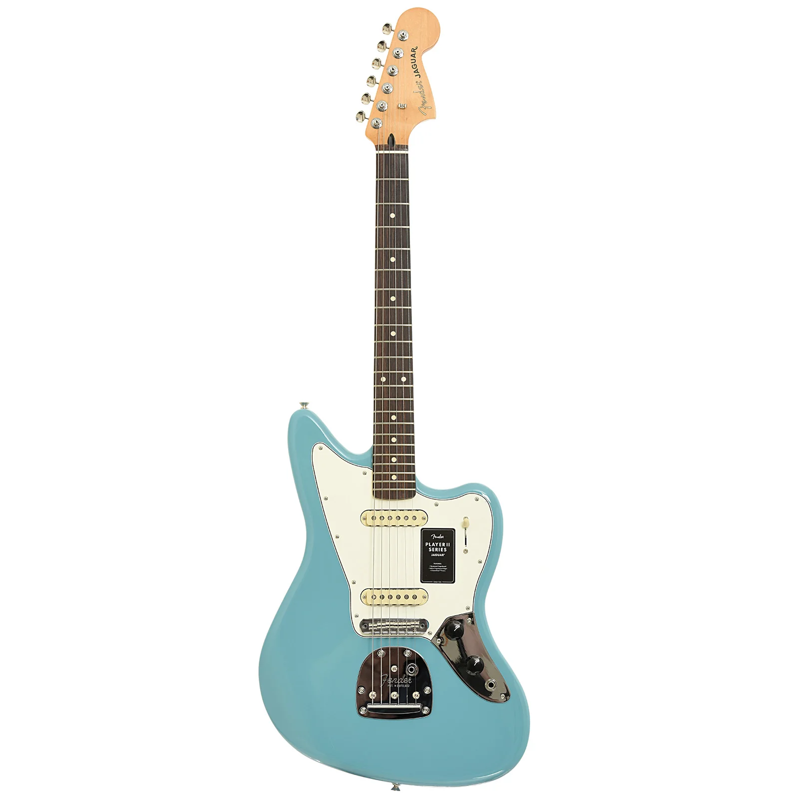 Fender Player II Jaguar Electric Guitar, Aquatone Blue - Image 13