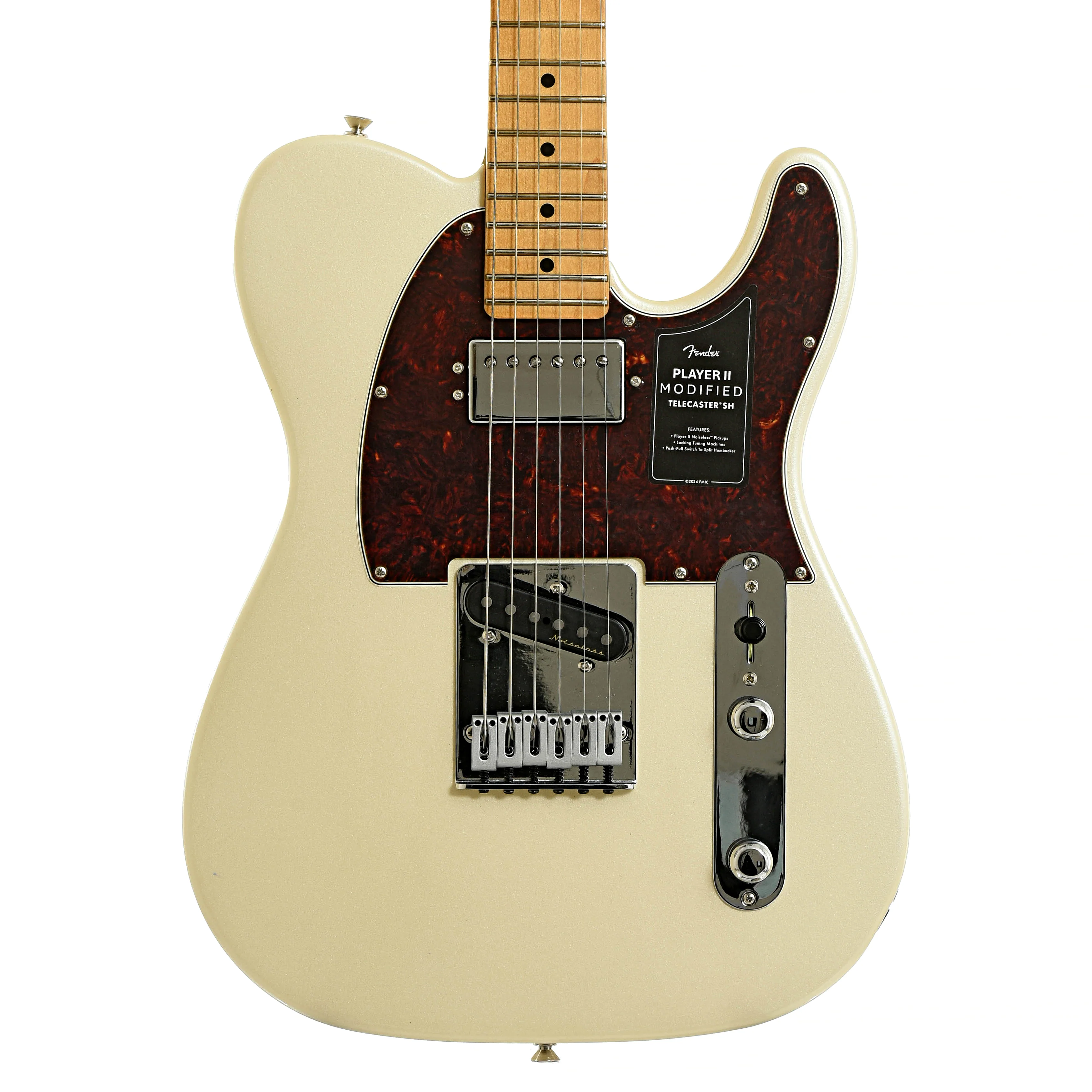 Fender Player II Modified Telecaster SH Electric Guitar & Gigbag, Olympic Pearl - Image 2