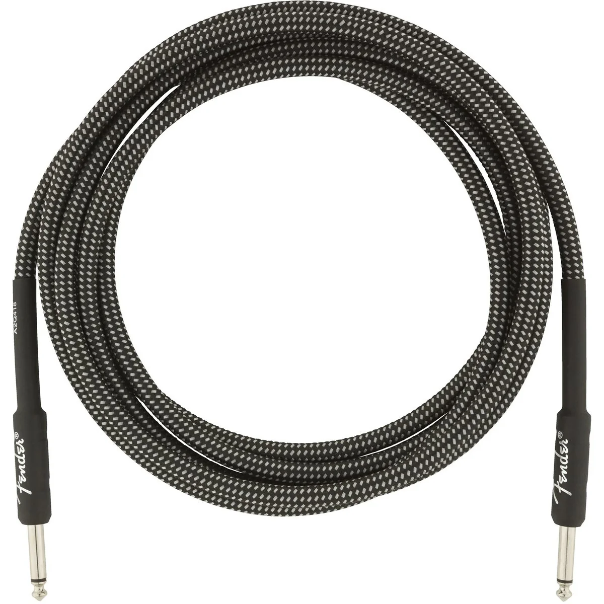 Fender Professional Series 10ft Instrument Cable, Gray Tweed - Image 3