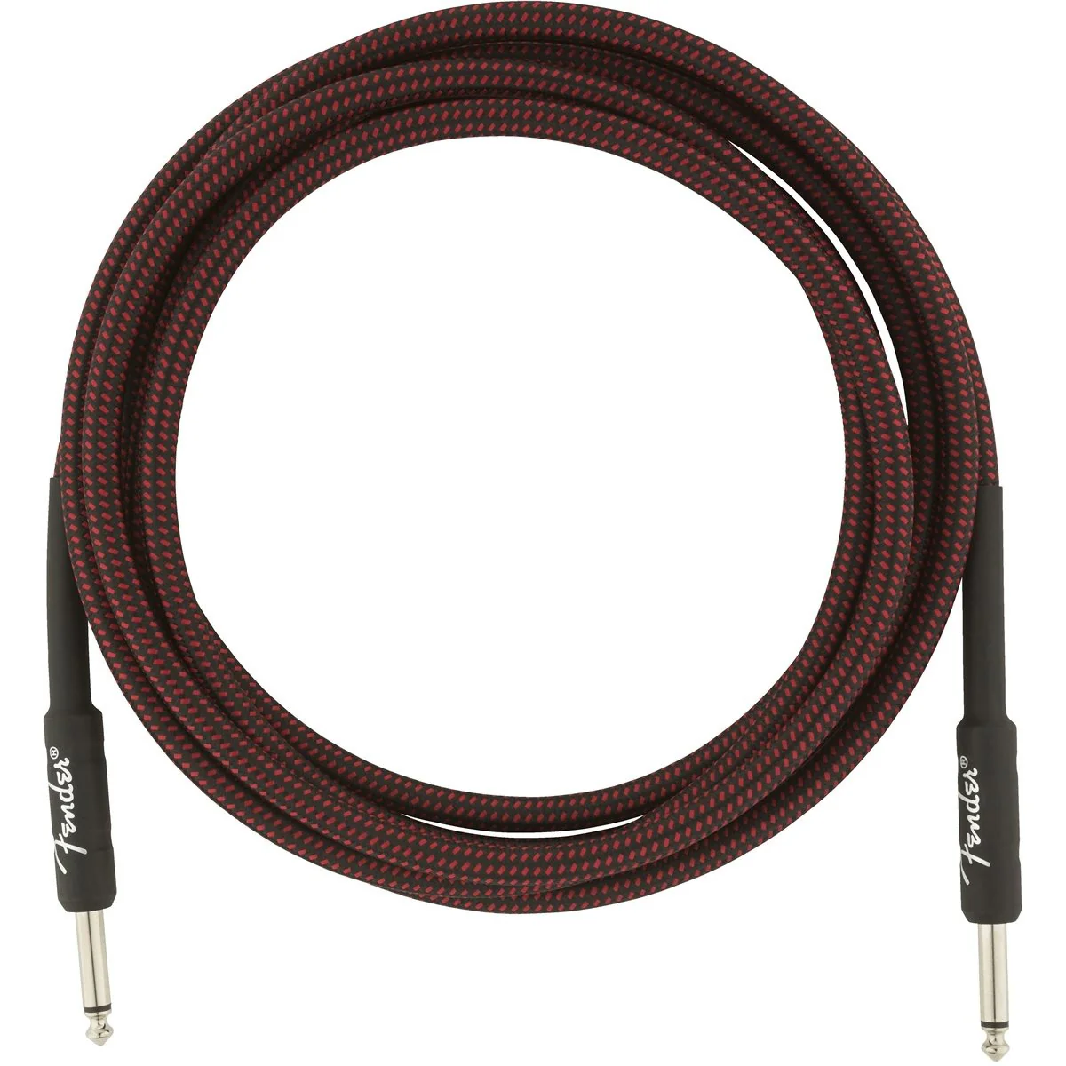 Fender Professional Series 10ft Instrument Cable, Red Tweed - Image 3