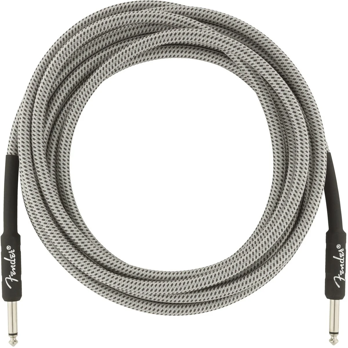 Fender Professional Series 15ft Instrument Cable, White Tweed - Image 3