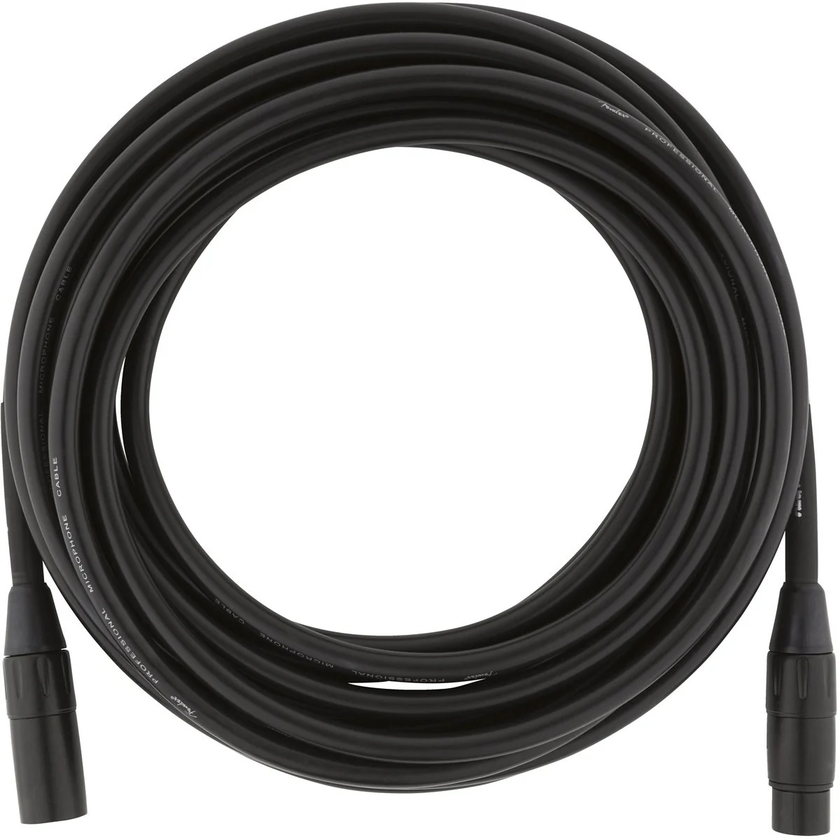 Fender Professional Series Microphone Cable, 25', Black - Image 3