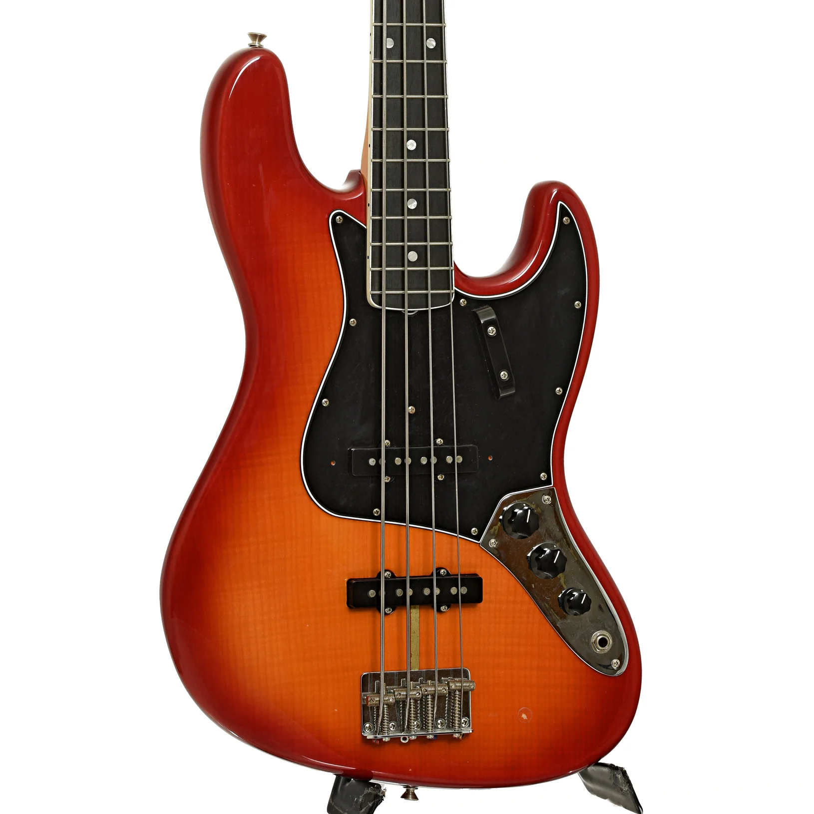 Fender Rarities Flame Ash Top Jazz Bass (2019) - Image 4