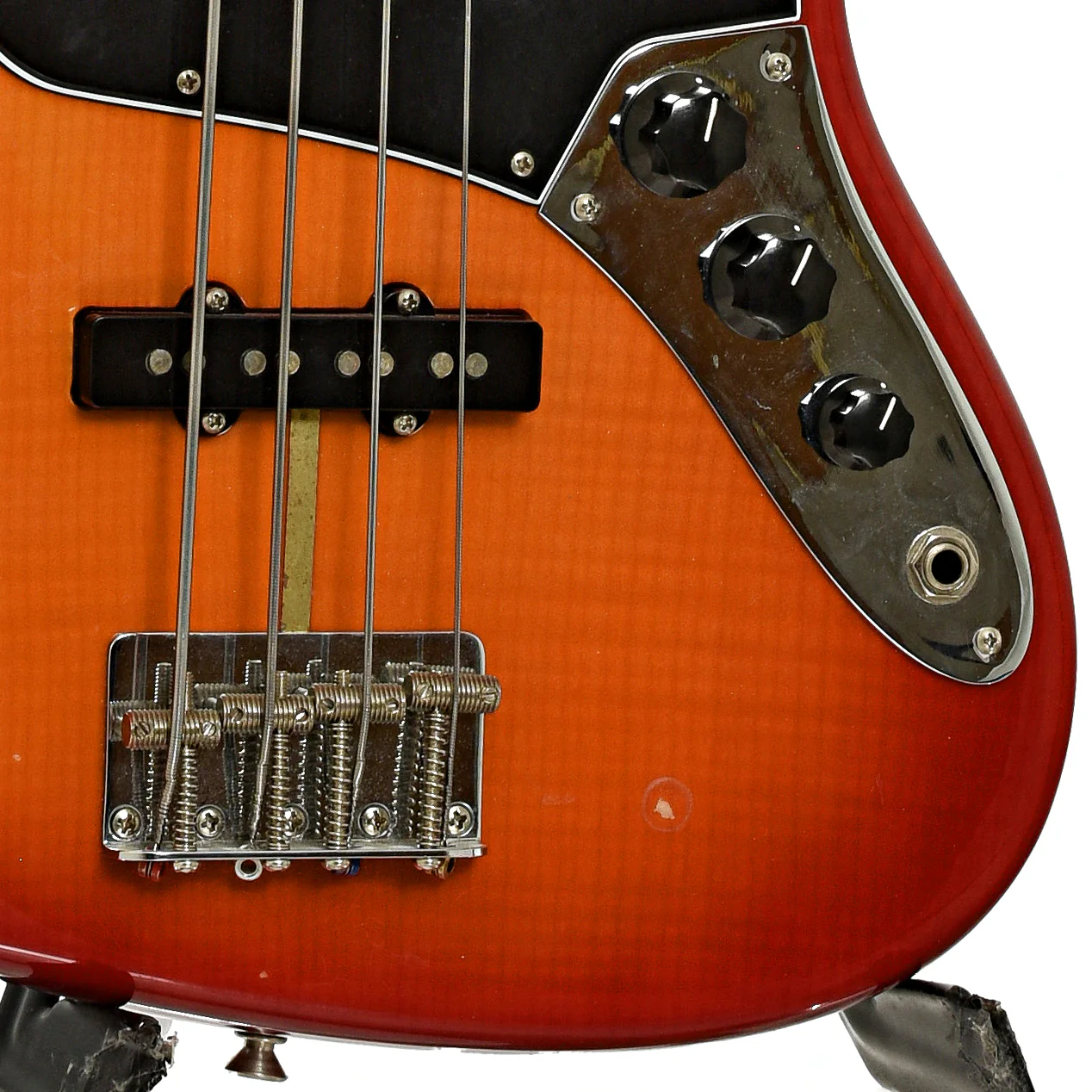 Fender Rarities Flame Ash Top Jazz Bass (2019) - Image 5