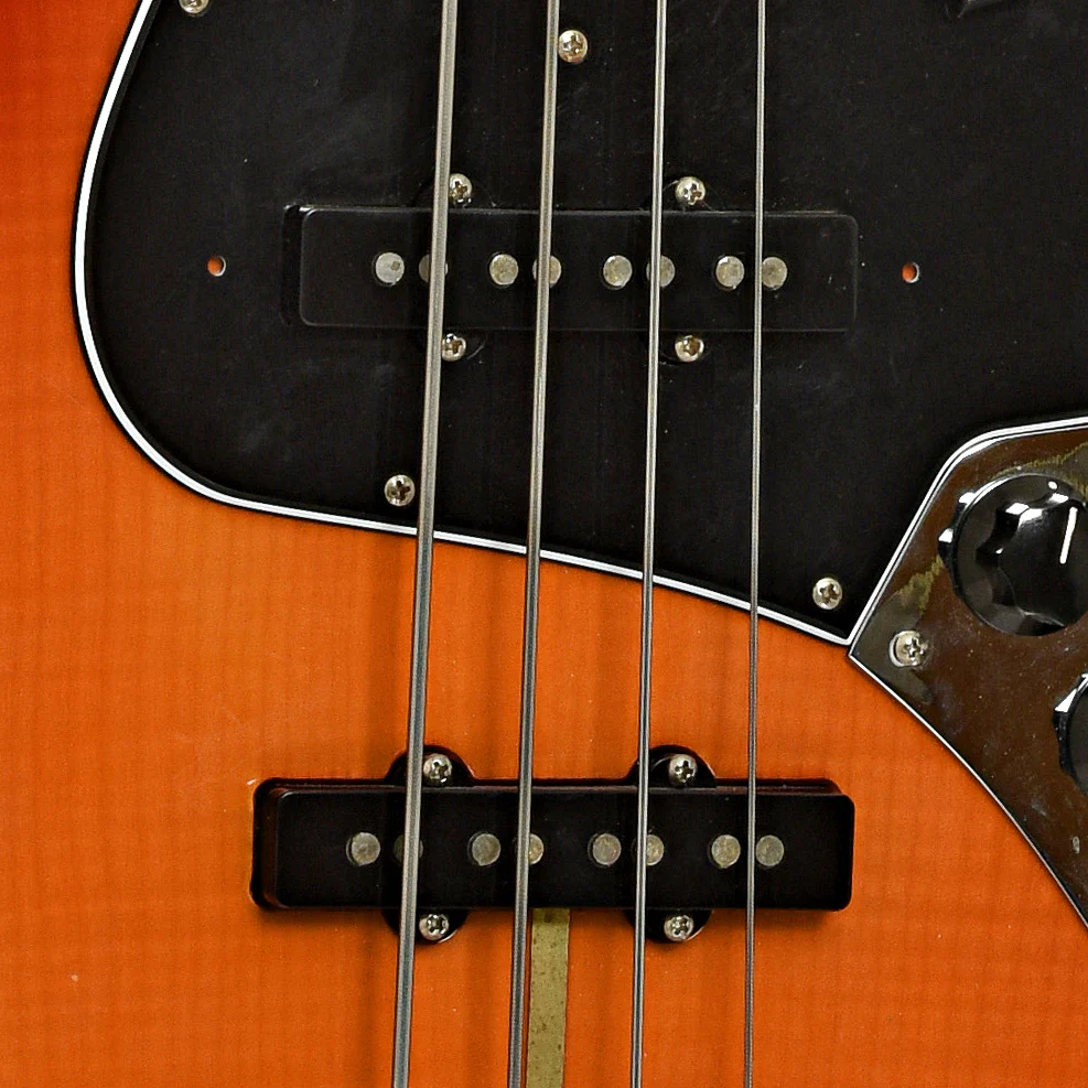 Fender Rarities Flame Ash Top Jazz Bass (2019) - Image 6