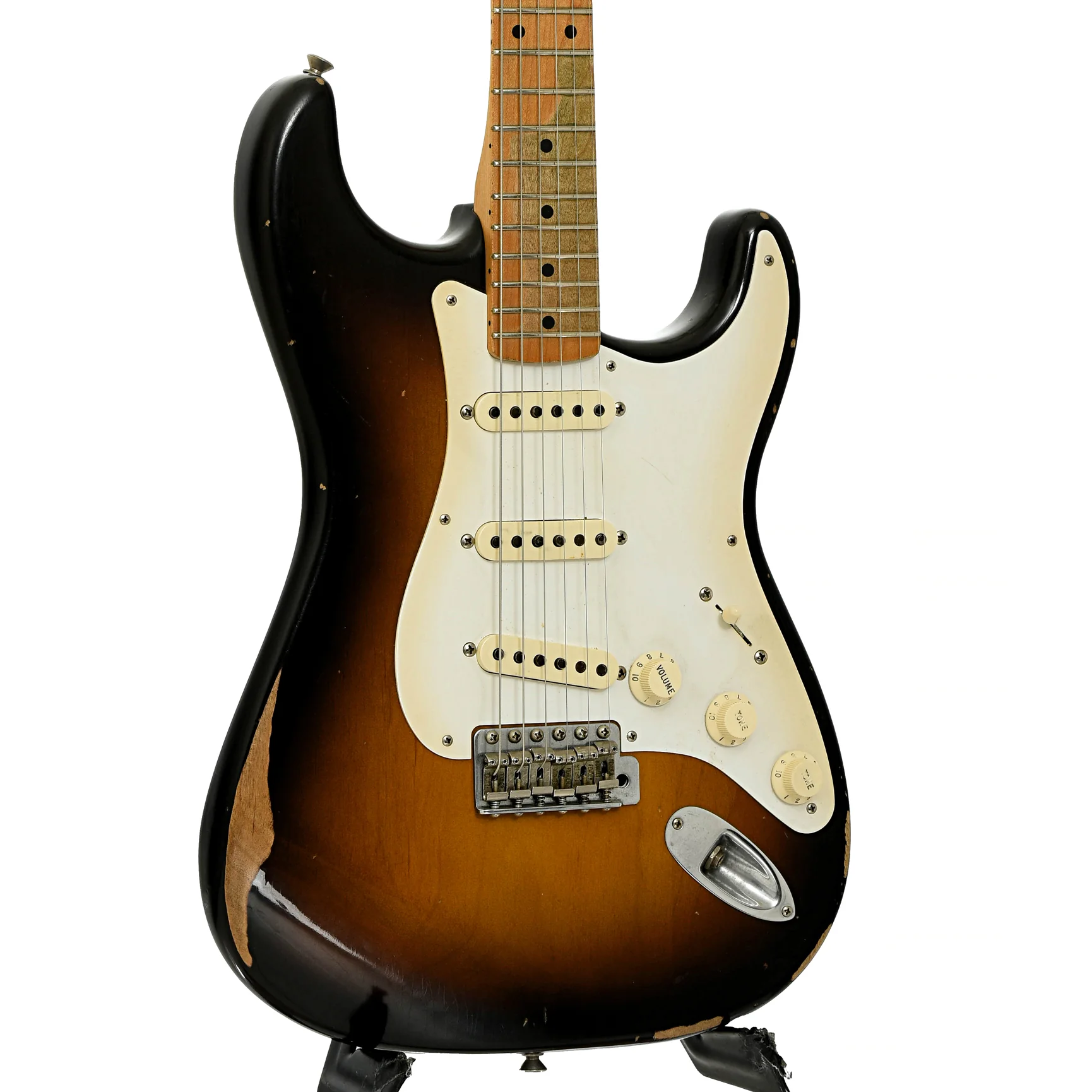 Fender Road Worn Stratocaster Electric Guitar (2010) - Image 4