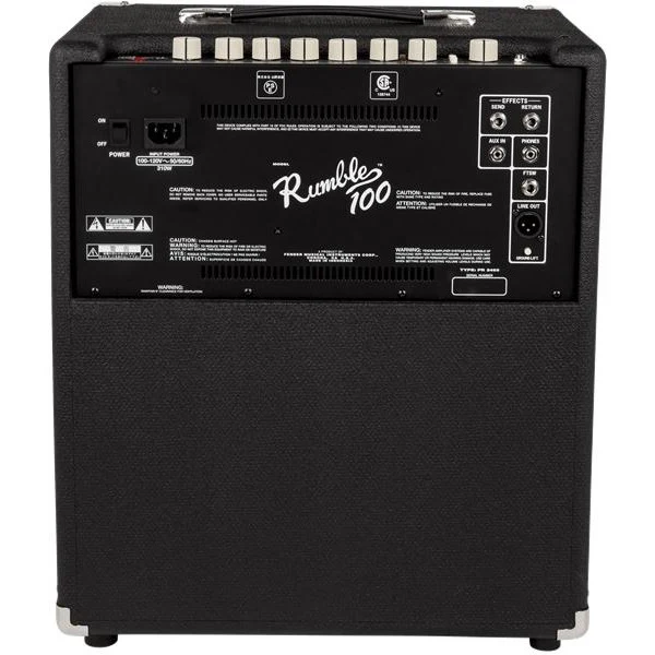 Fender Rumble 100 Bass Guitar Amplifier - Image 2