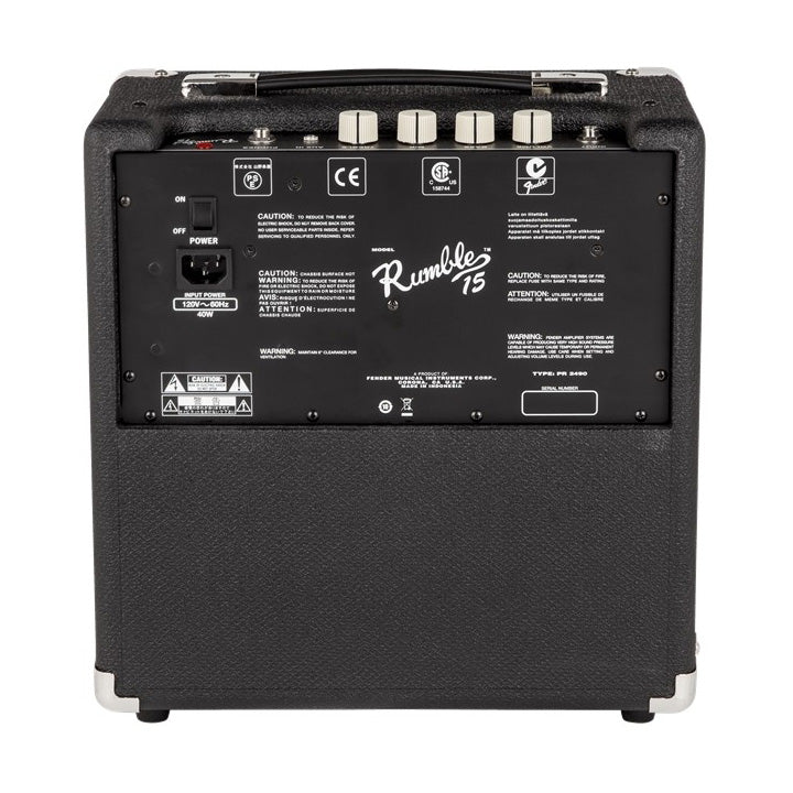 Fender Rumble 15 Bass Guitar Amplifier - Image 3