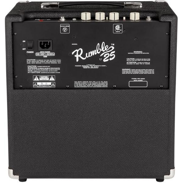 Fender Rumble 25 Bass Guitar Amplifier - Image 4