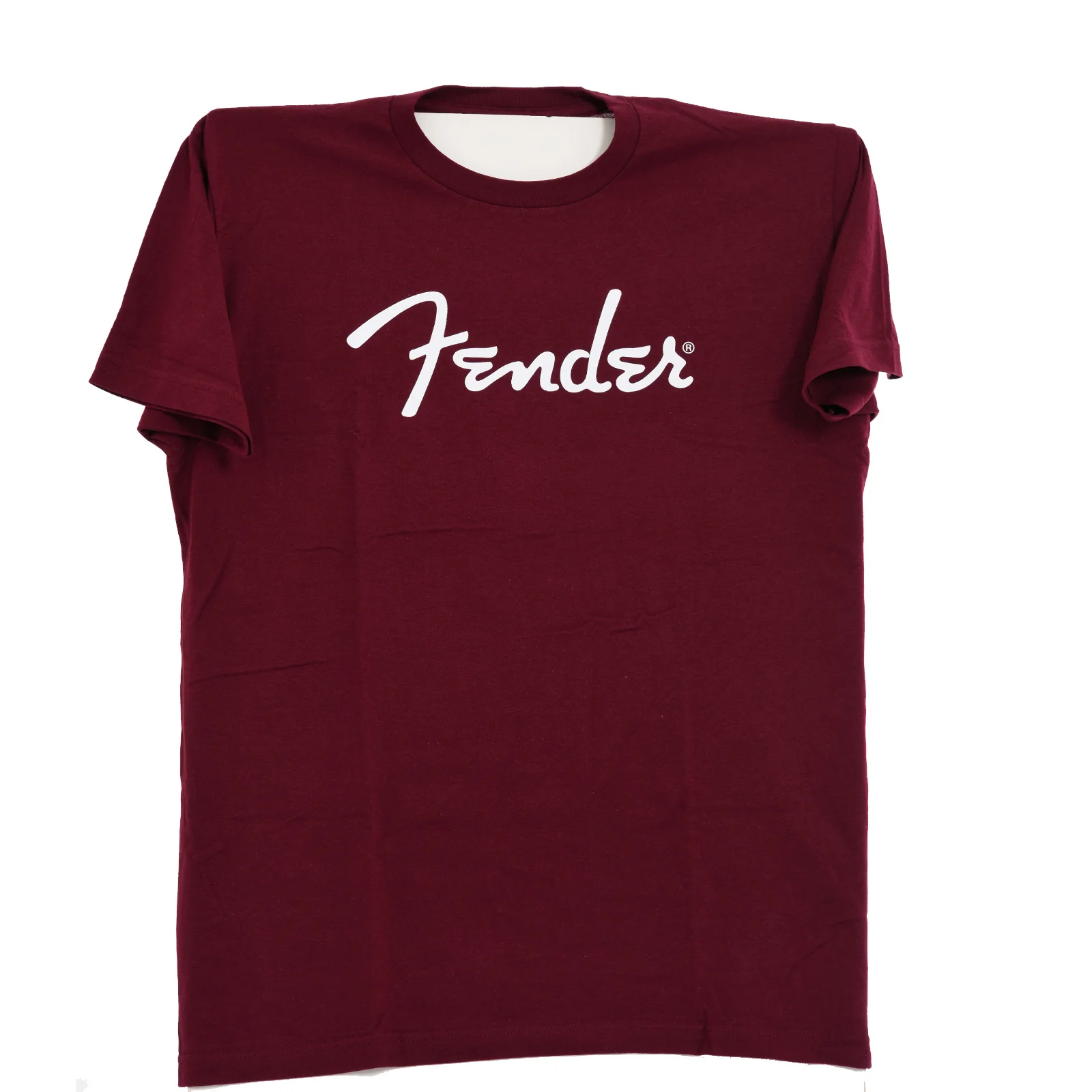 Fender Spaghetti Logo T-Shirt, Oxblood, Large - Image 2